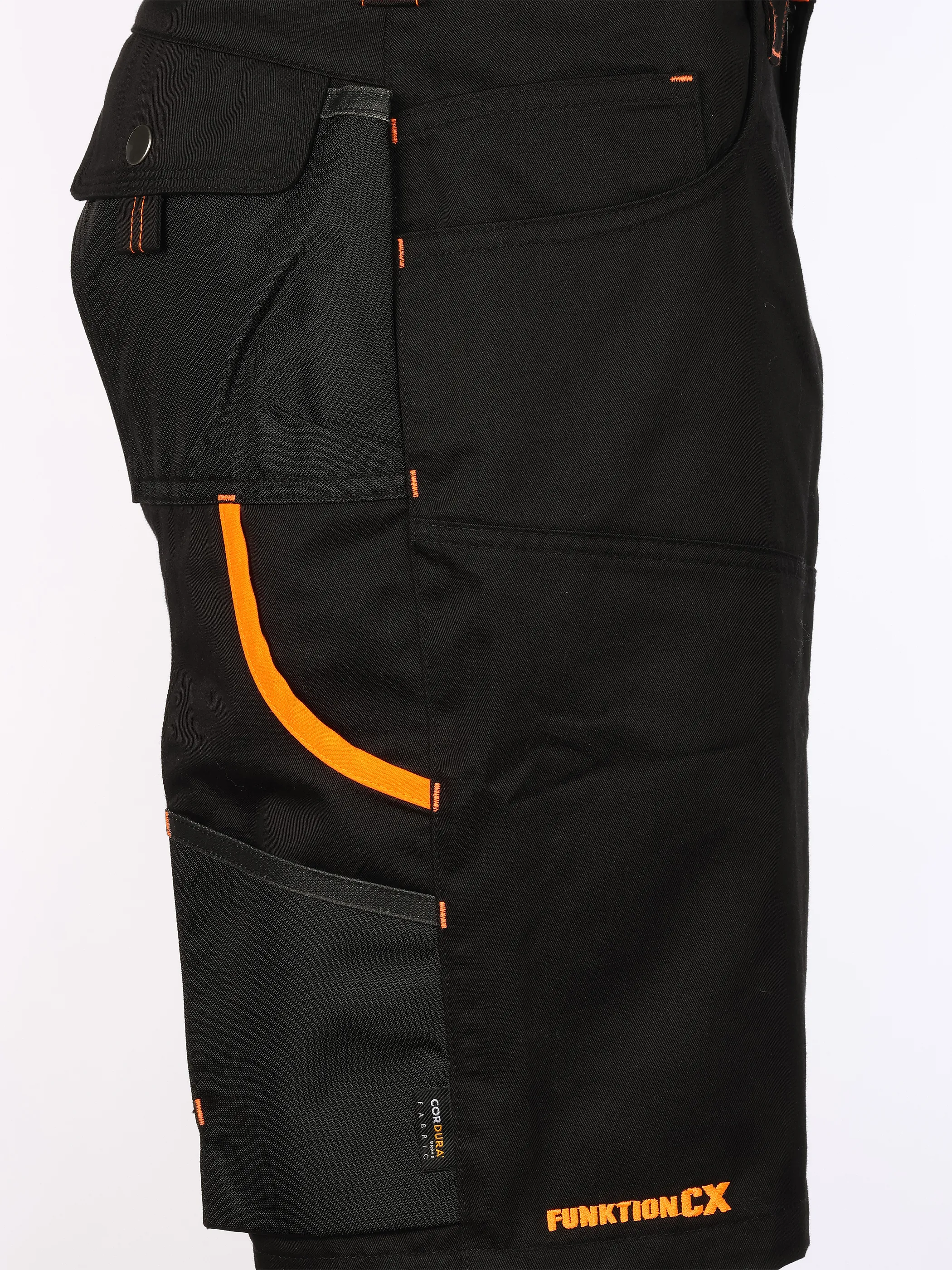 Worker He. Workershorts Neon Schwarz 923264 SCHWARZ/OR 4