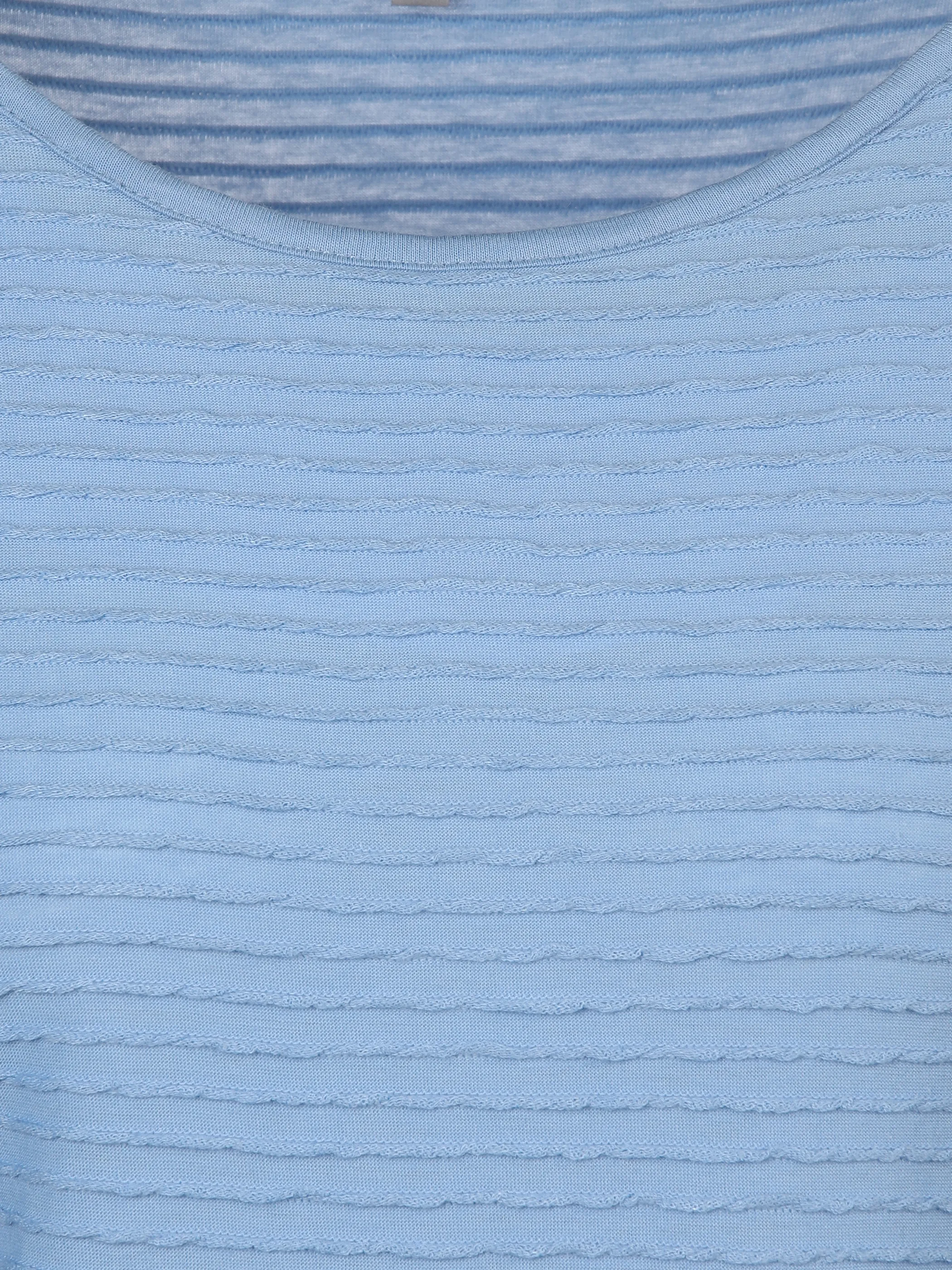 Sure Da-Struktur-Shirt 3/4 Arm Blau 889292 CORNFLOWER 3
