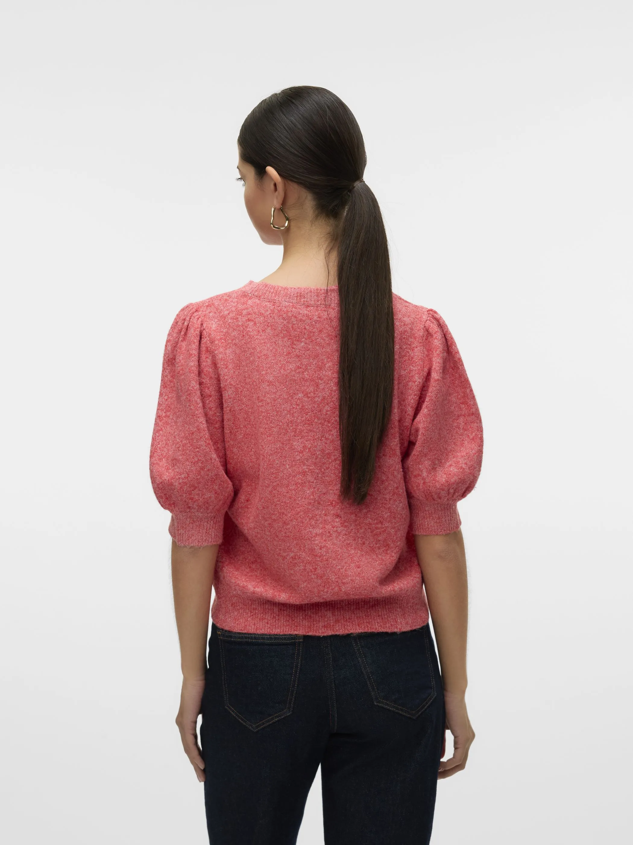 Vero Moda VMDOFFY 2/4 O-NECK PU Pullover S 888449-0180974001-27