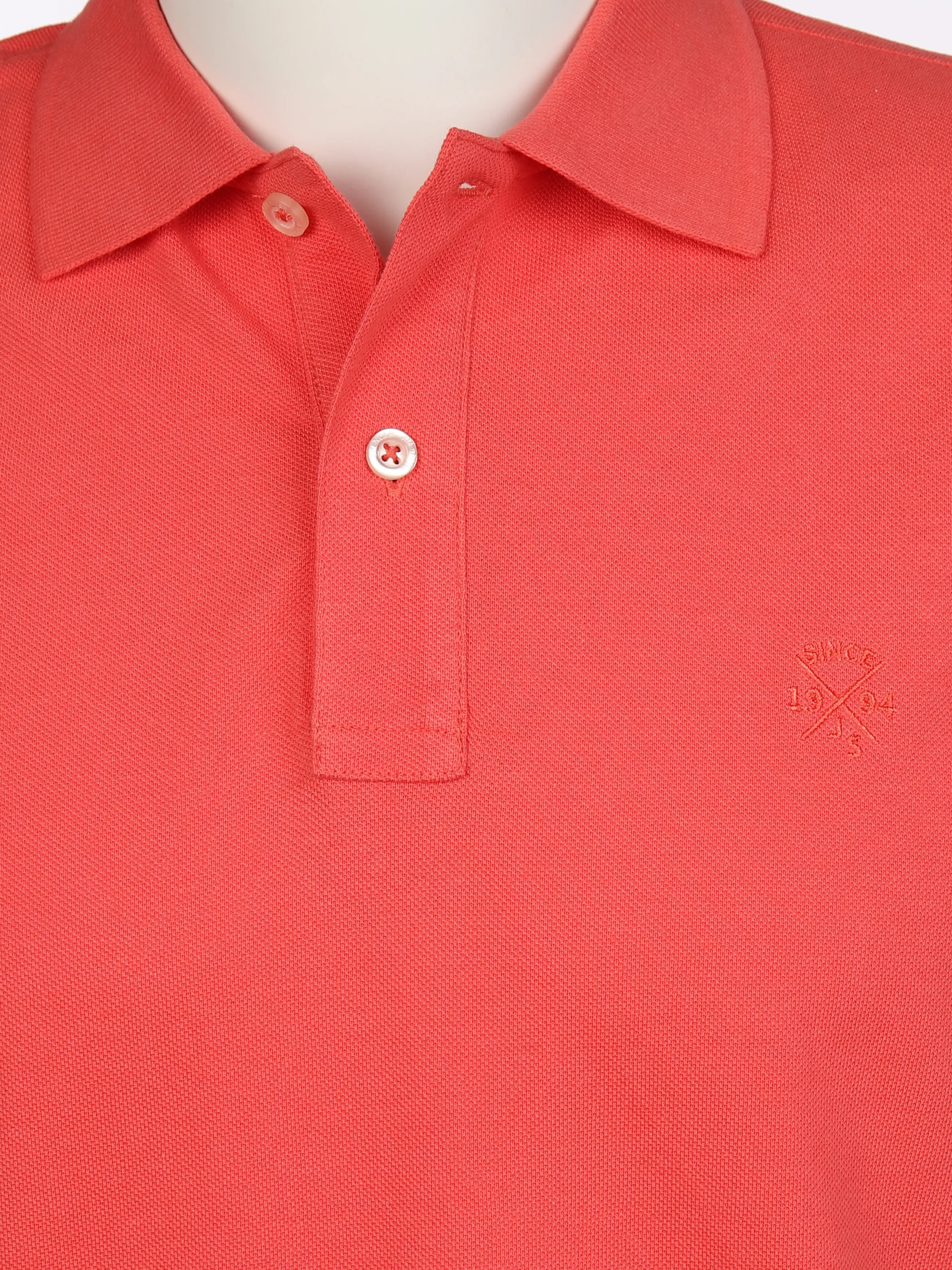 Jim Spencer He. Poloshirt 1/2 Arm uni basic Orange 890325 APRICOT 3