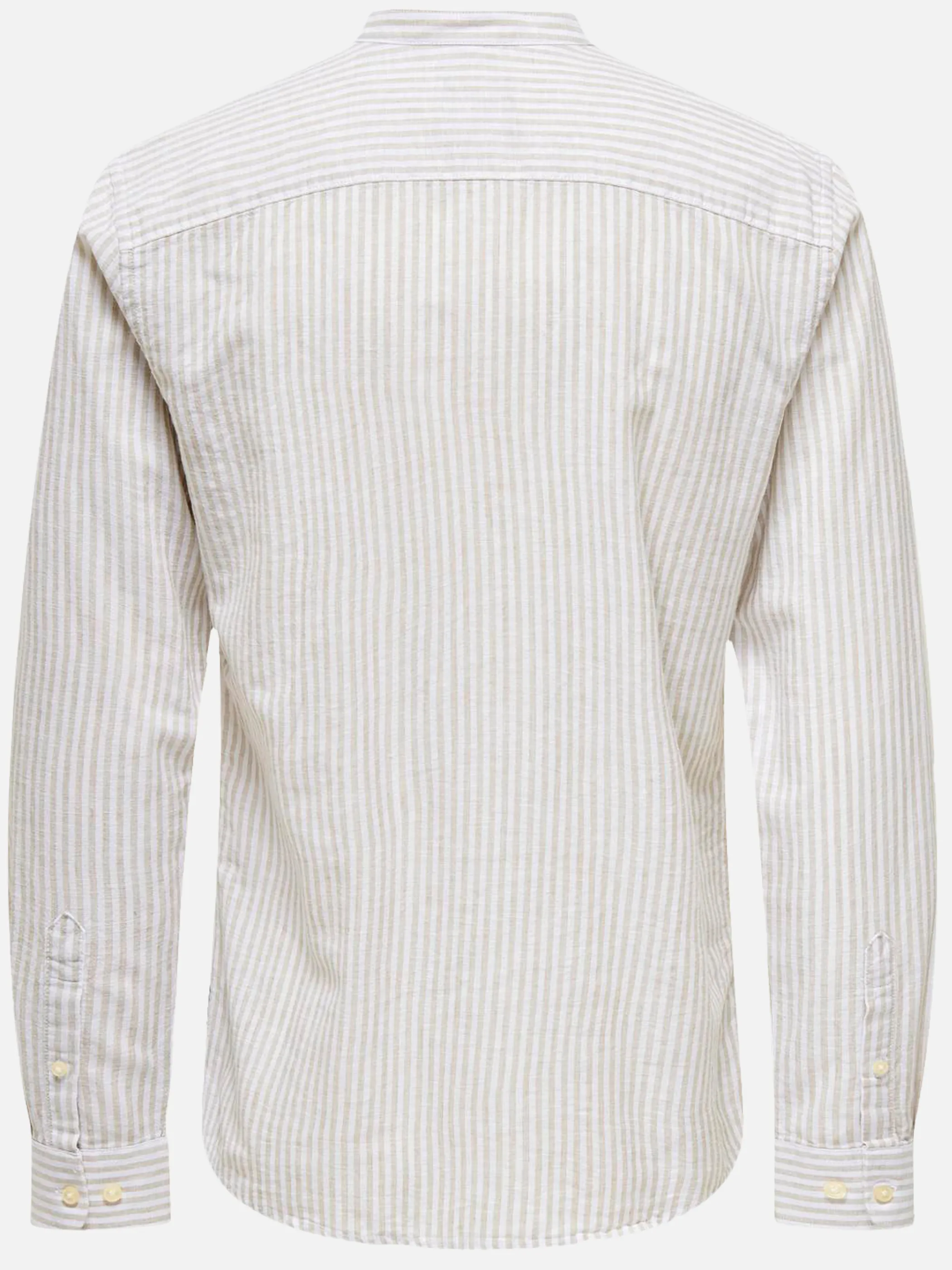 Only & Sons 22026602 ONSCAIDEN LS MAO STRIPE LINEN Weiß 892714 202231 2 Only & Sons 22026602 ONSCAIDEN LS MAO STRIPE LINEN Weiß 892714 202231 2