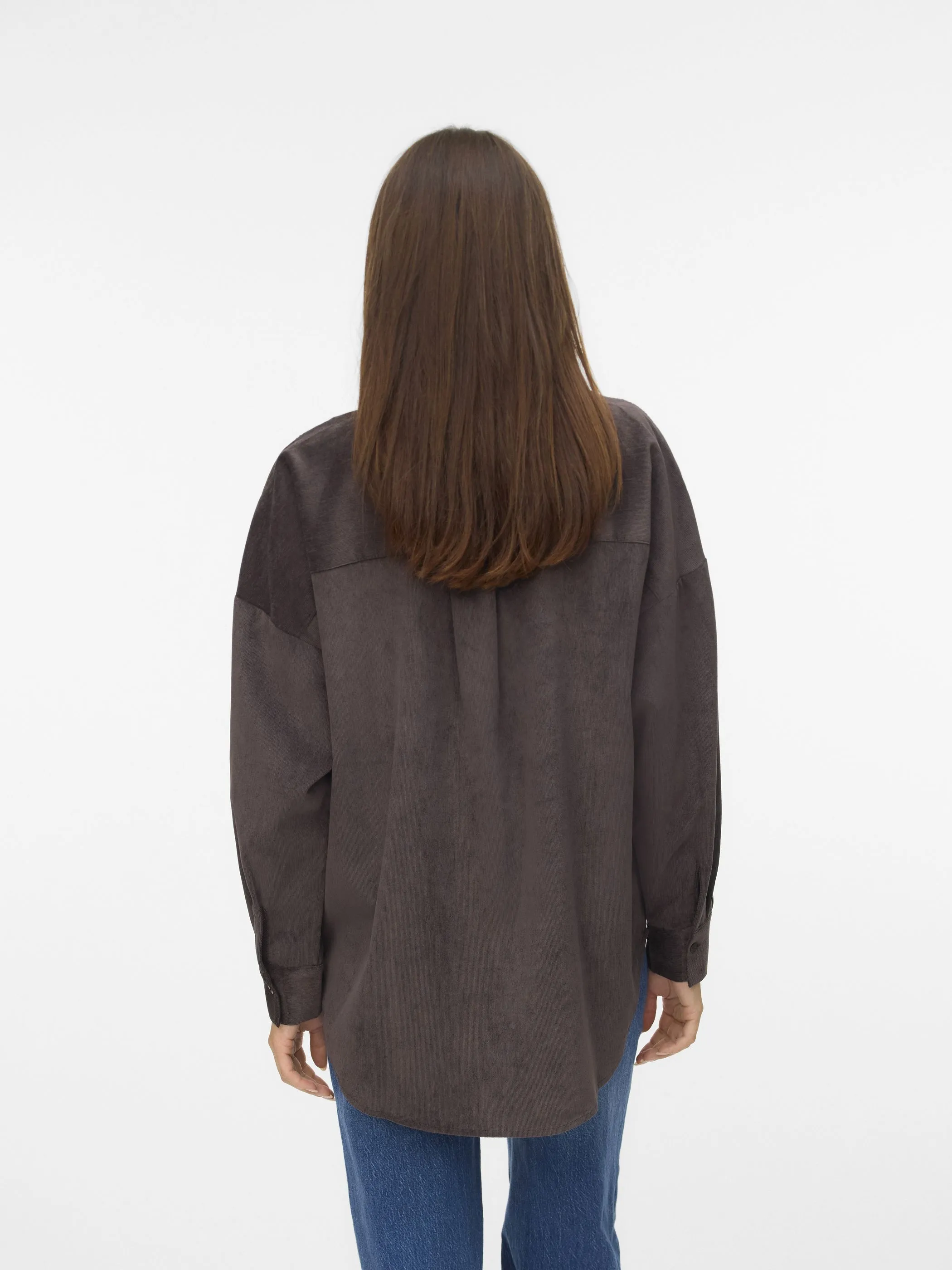 Vero Moda 10317194 VMSANNE COURDEROY LS Braun 915268 297957 2