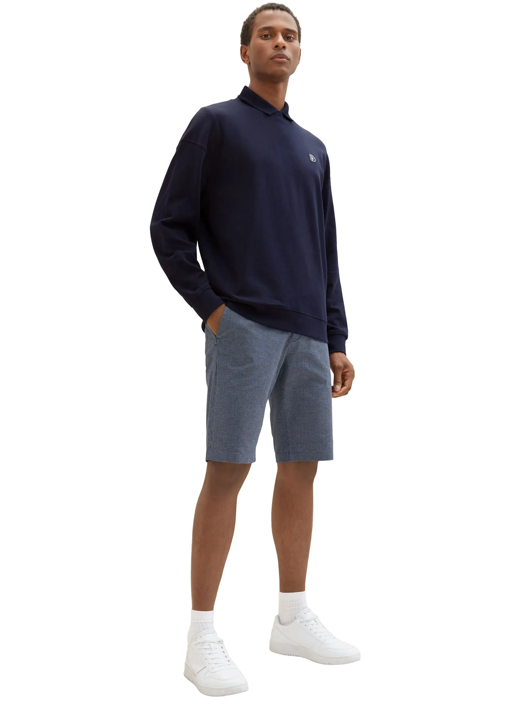 Tom Tailor 1035041 slim chino bermuda with belt Marine 874974 31070 4 Tom Tailor 1035041 slim chino bermuda with belt Marine 874974 31070 4