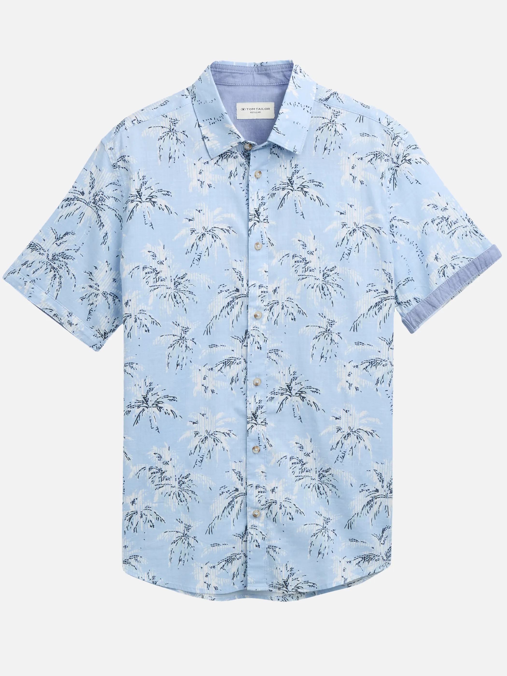 Tom Tailor 1046085 printed shirt Blau 910581 37973 1
