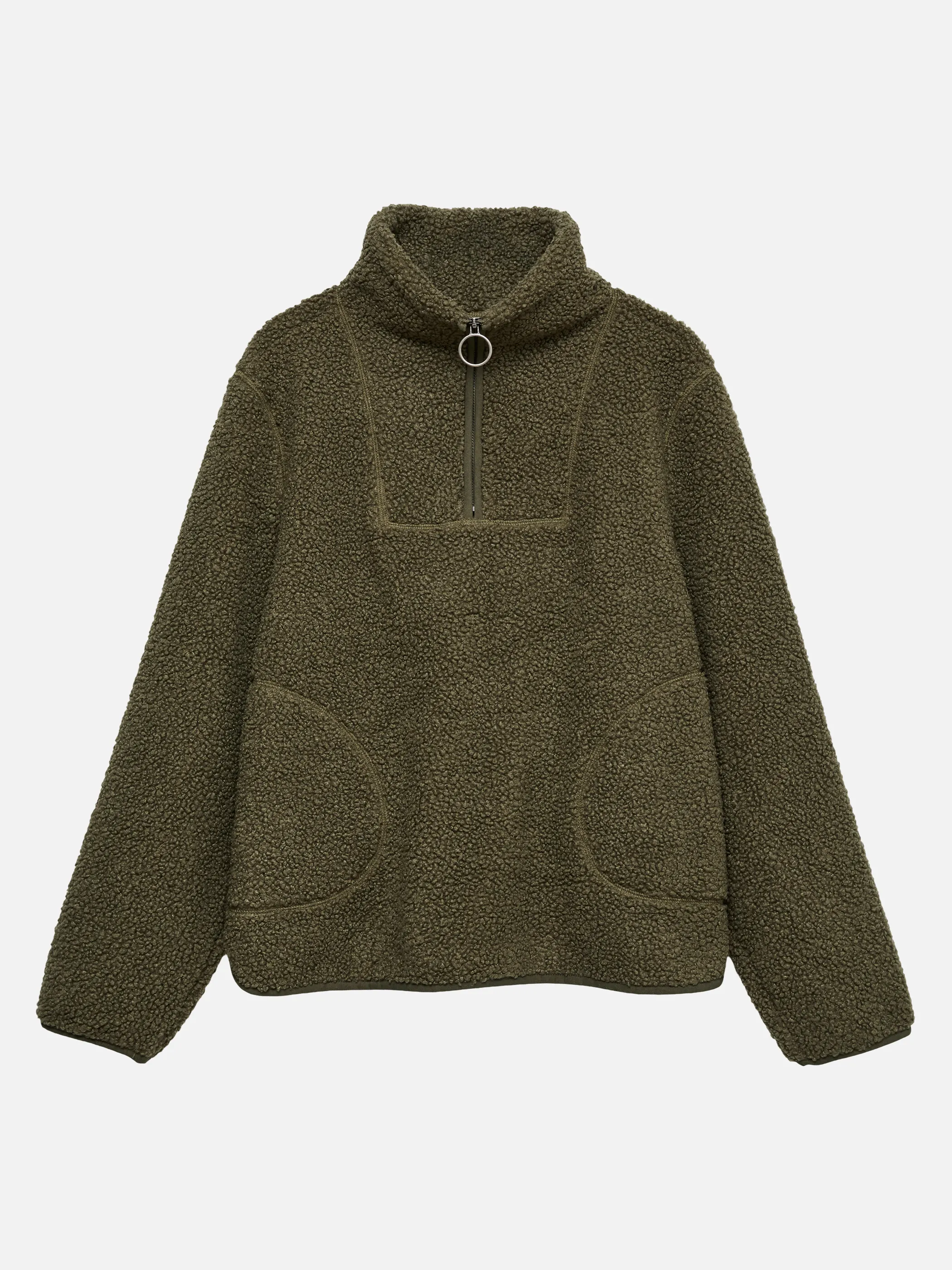 Vero Moda 10349421 VMFLASH TEDDY ANORAK Grün 929224 212450 3