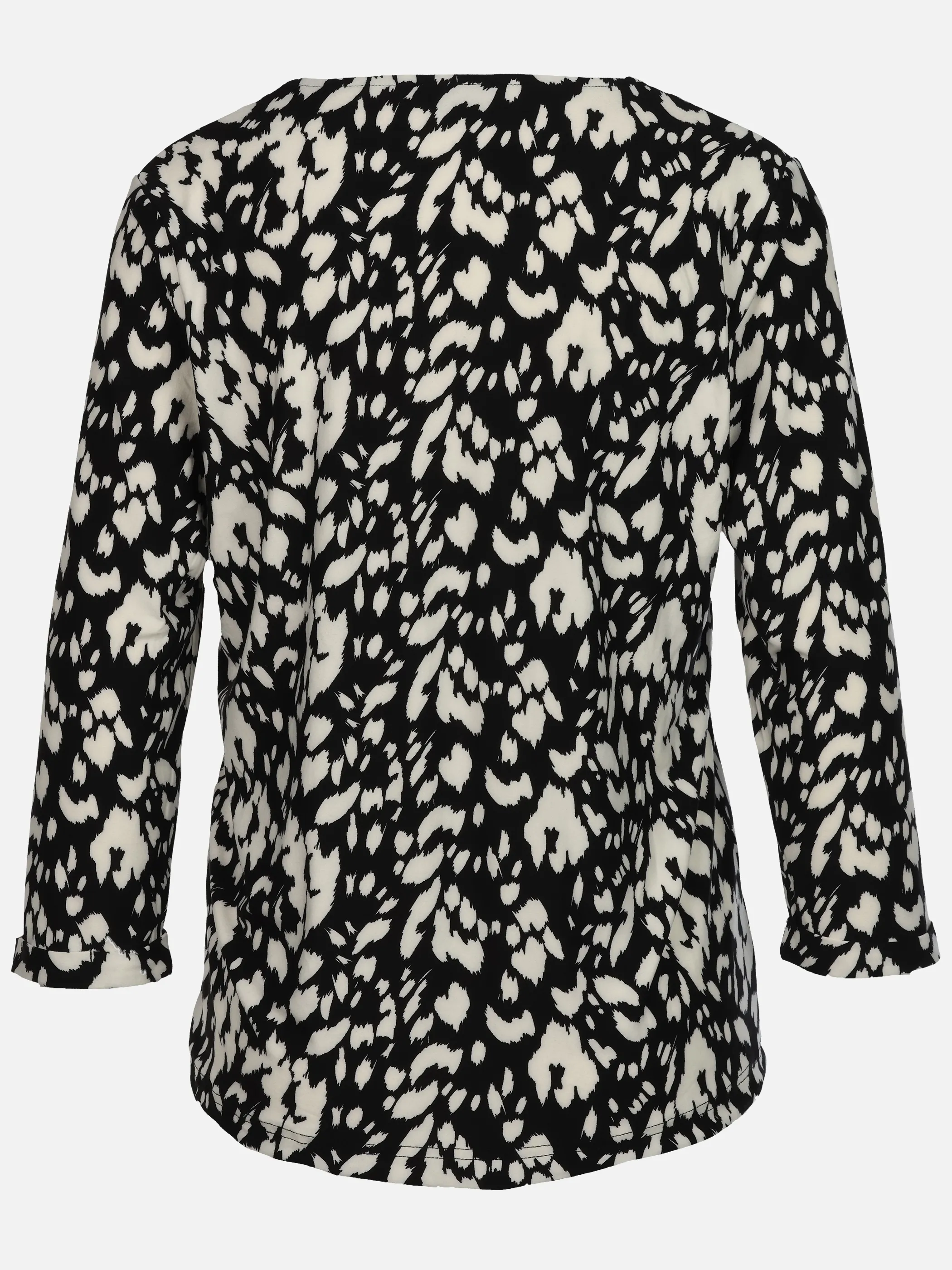 Sure Da-Shirt m. Alloverprint Schwarz 933602 OFFWHITE 2