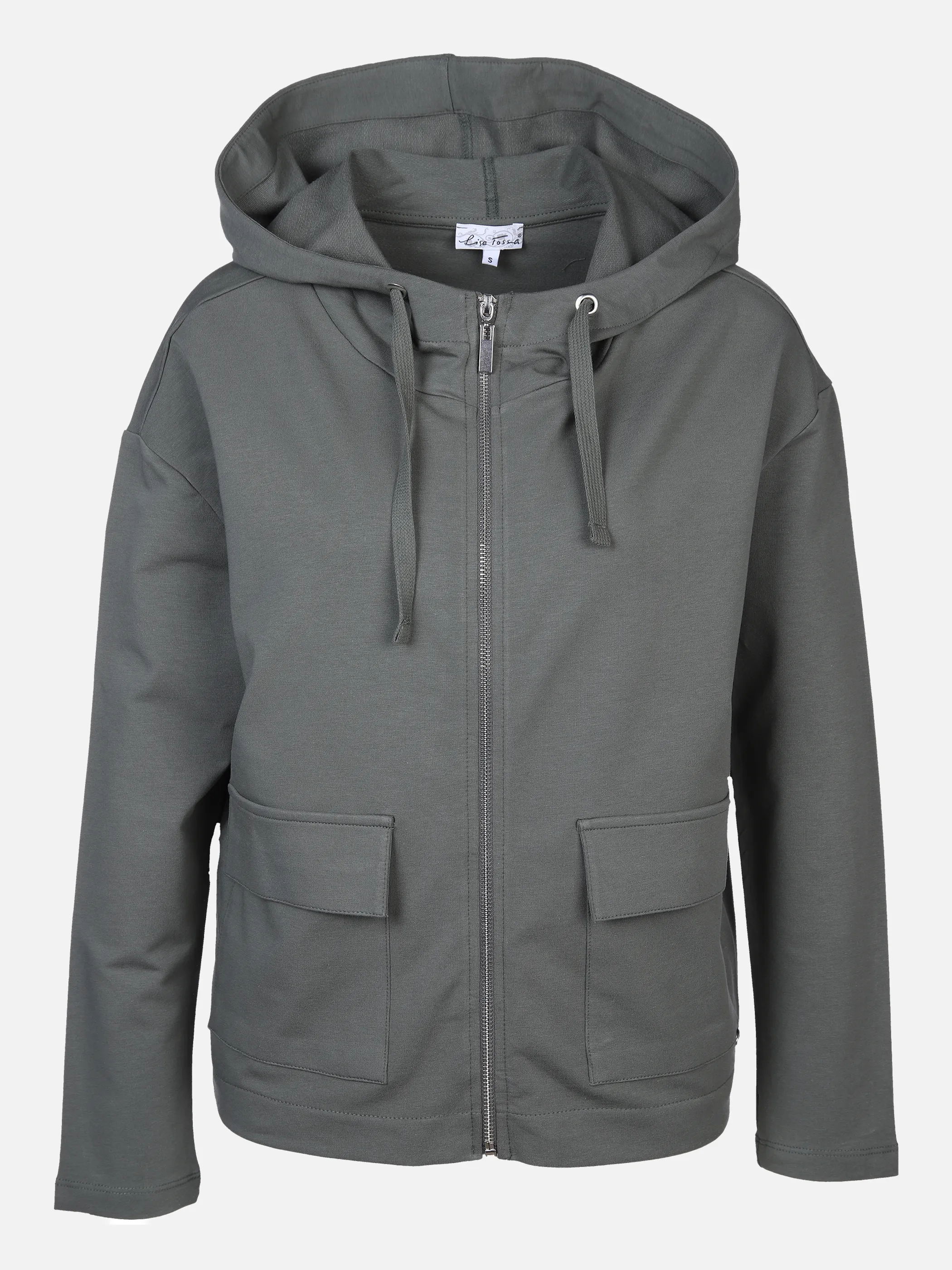 Lisa Tossa Da-Sweatjacke m.Taschen Grün 864005 OLIVE 1