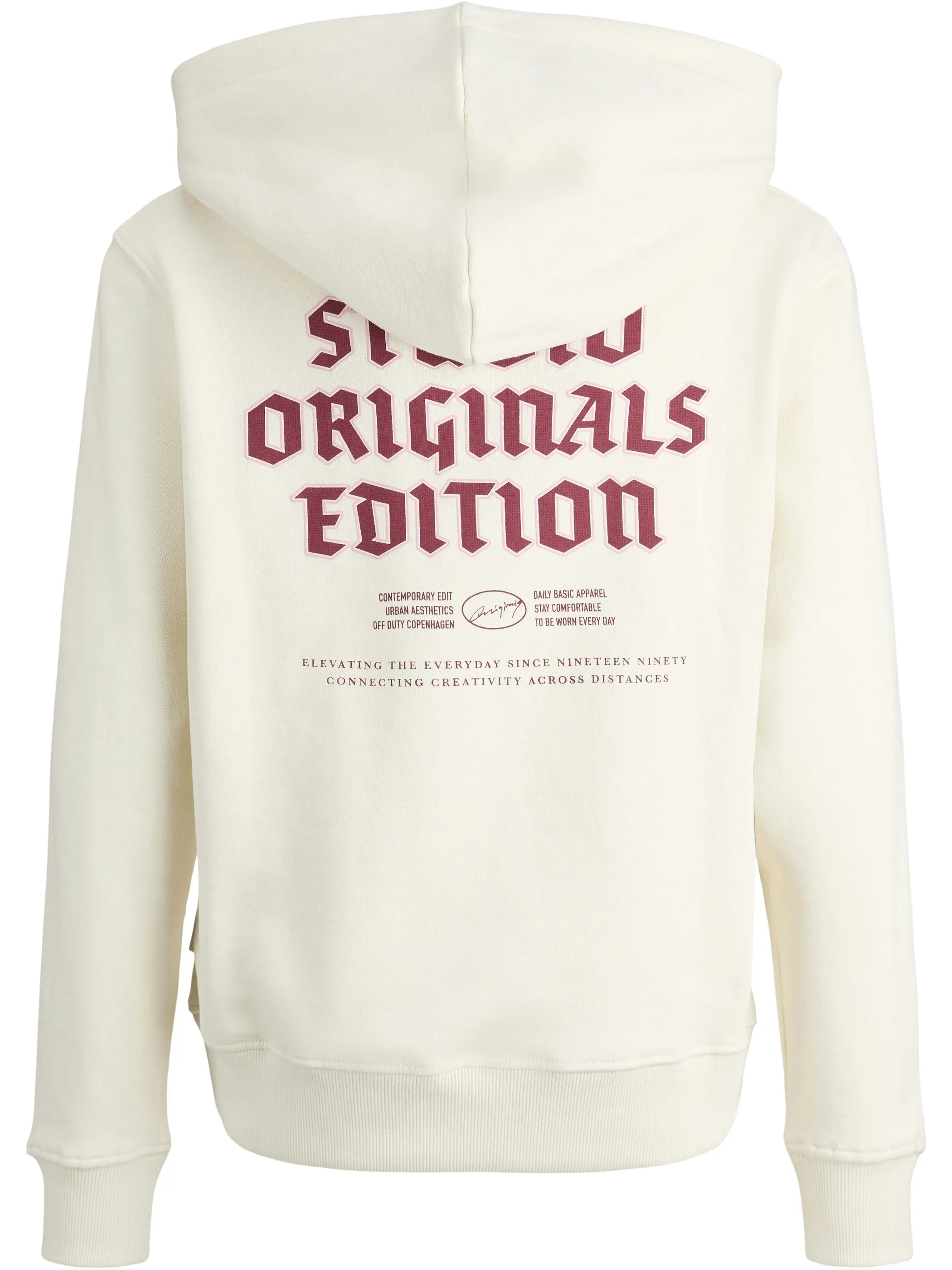 Jack&Jones Junior 12284109 JORMEADOWS SWEAT HOOD Weiß 917334 177620 2