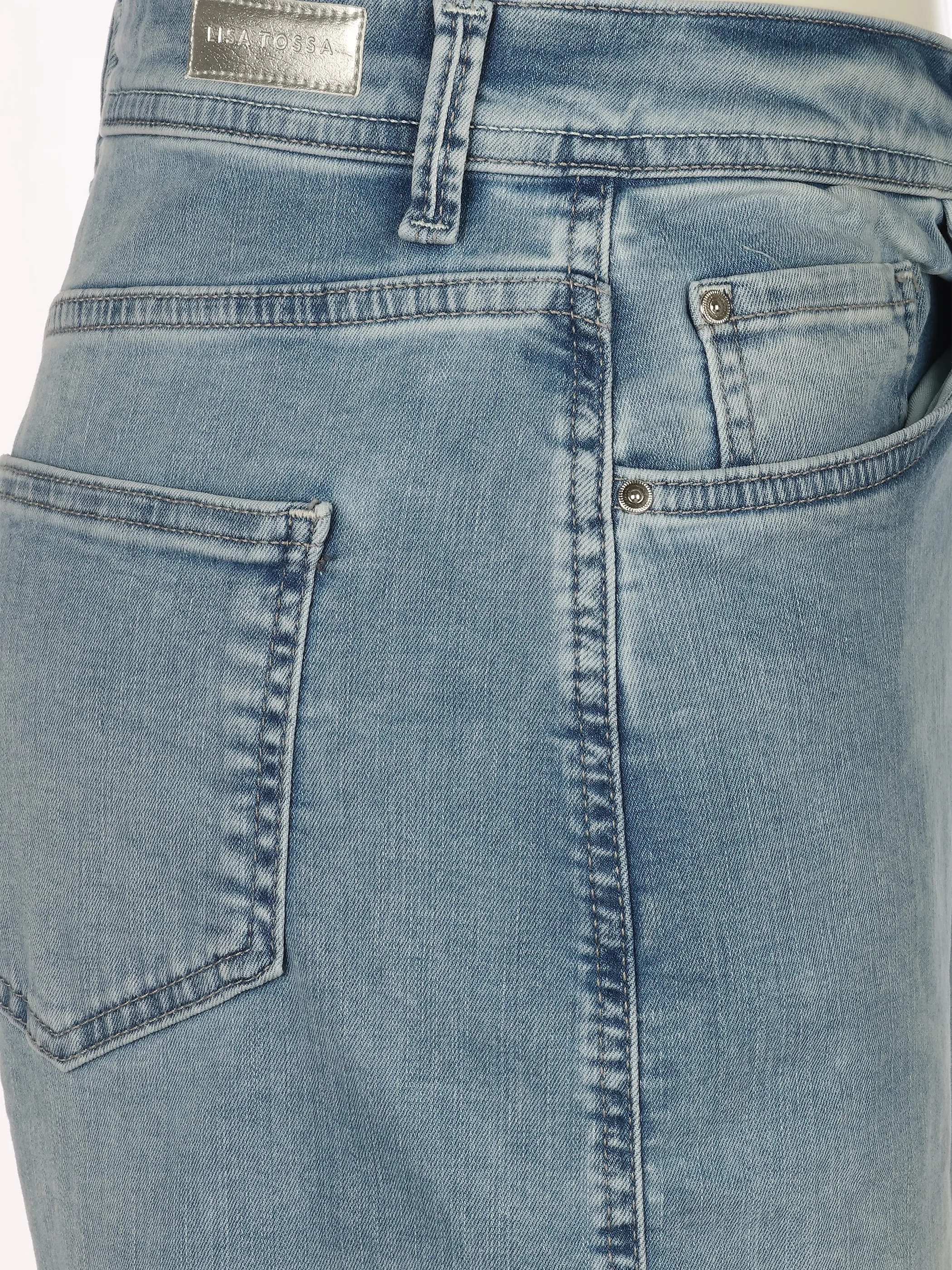 Lisa Tossa Da. Barrel-Jeanshose Blau 928419 BLAU DENIM 4