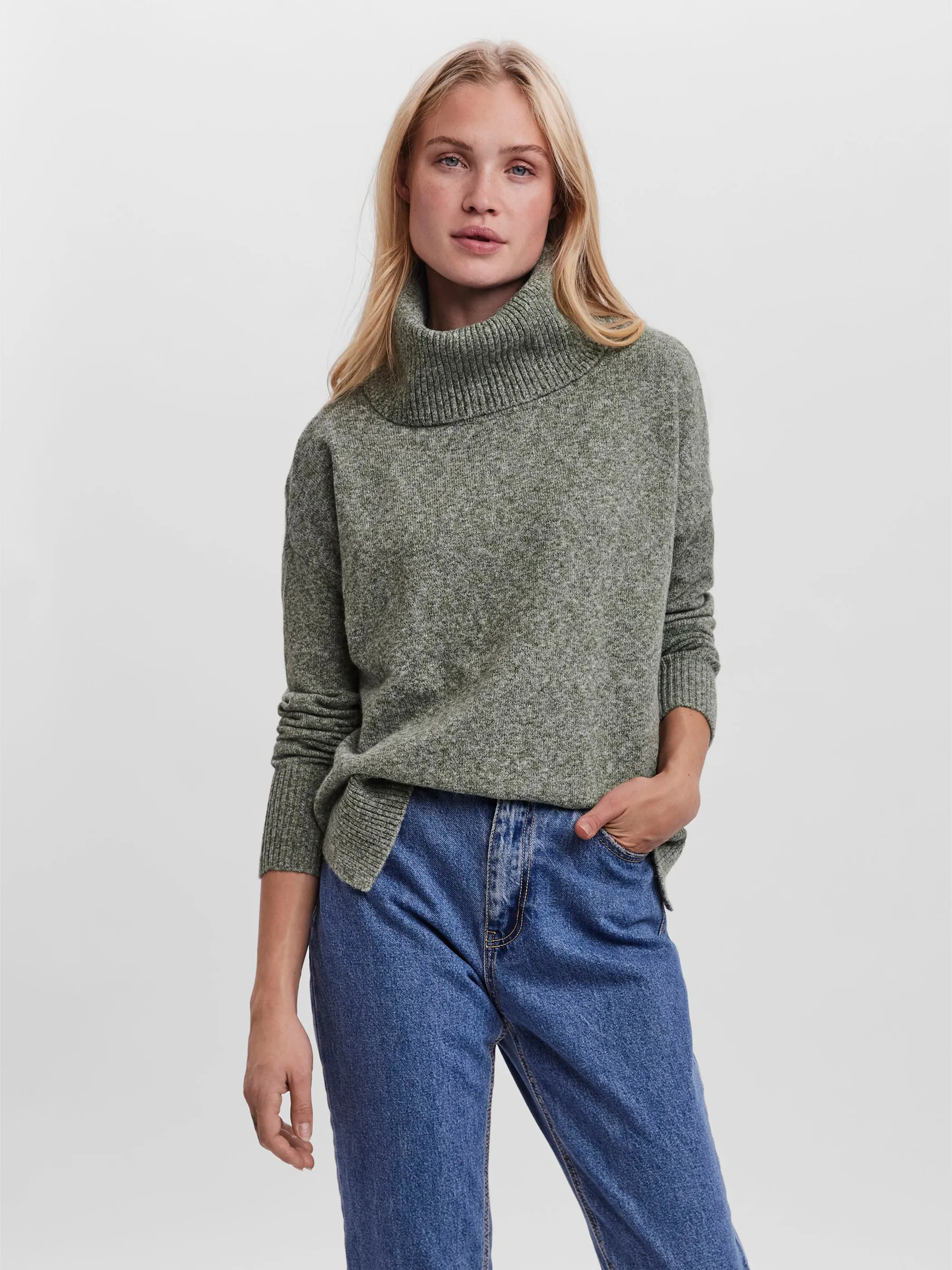 Vero Moda 10231324 VMDOFFY LS COWLNECK B Grün 842567 224196001 3 Vero Moda 10231324 VMDOFFY LS COWLNECK B Grün 842567 224196001 3