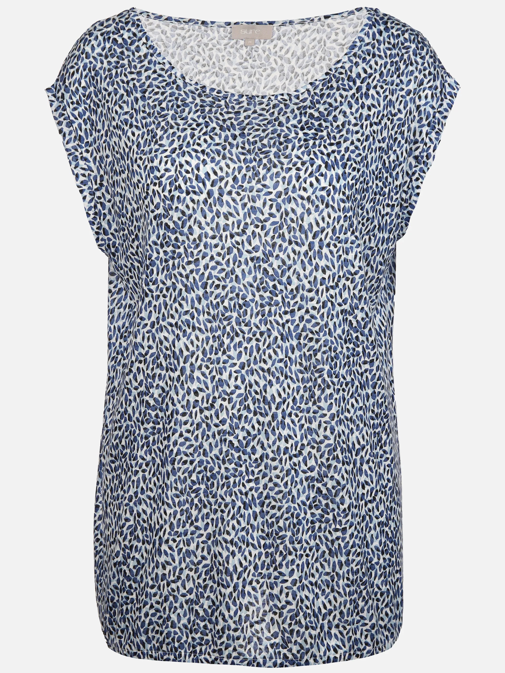 Sure Da-Top m. Alloverprint Marine 895860 INK BLUE 1