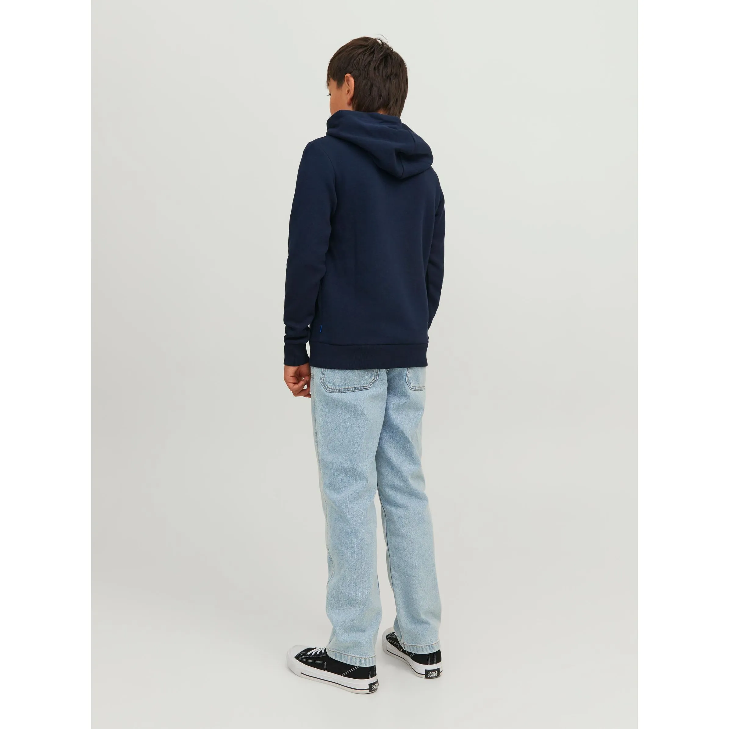 Jack&Jones Junior 12237459 JJECORP LOGO SWEAT HO Blau 879585 175876 2