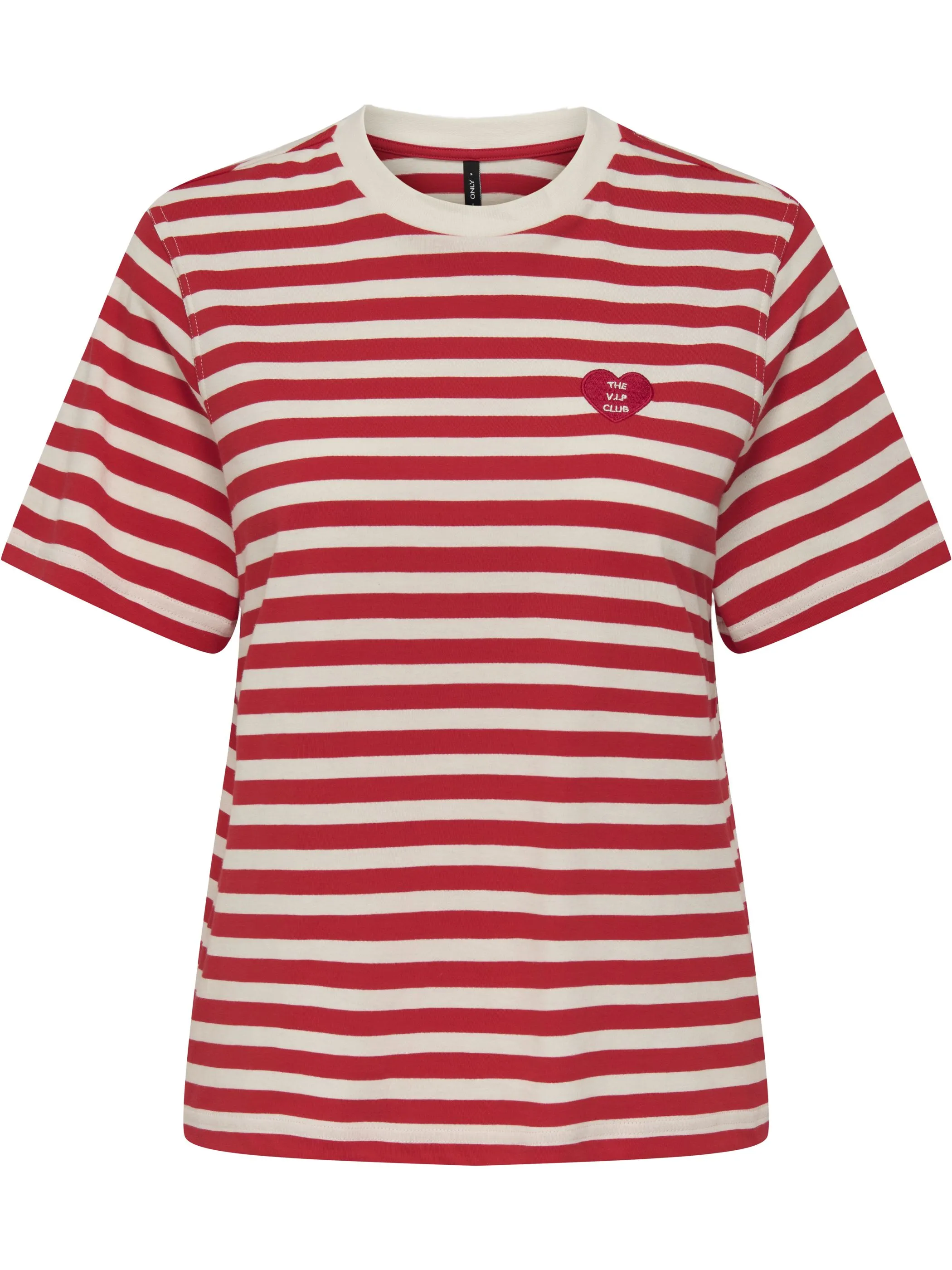 Only 15359677 ONLLIVINA S/S O-NECK Rot 917466 209792002 1