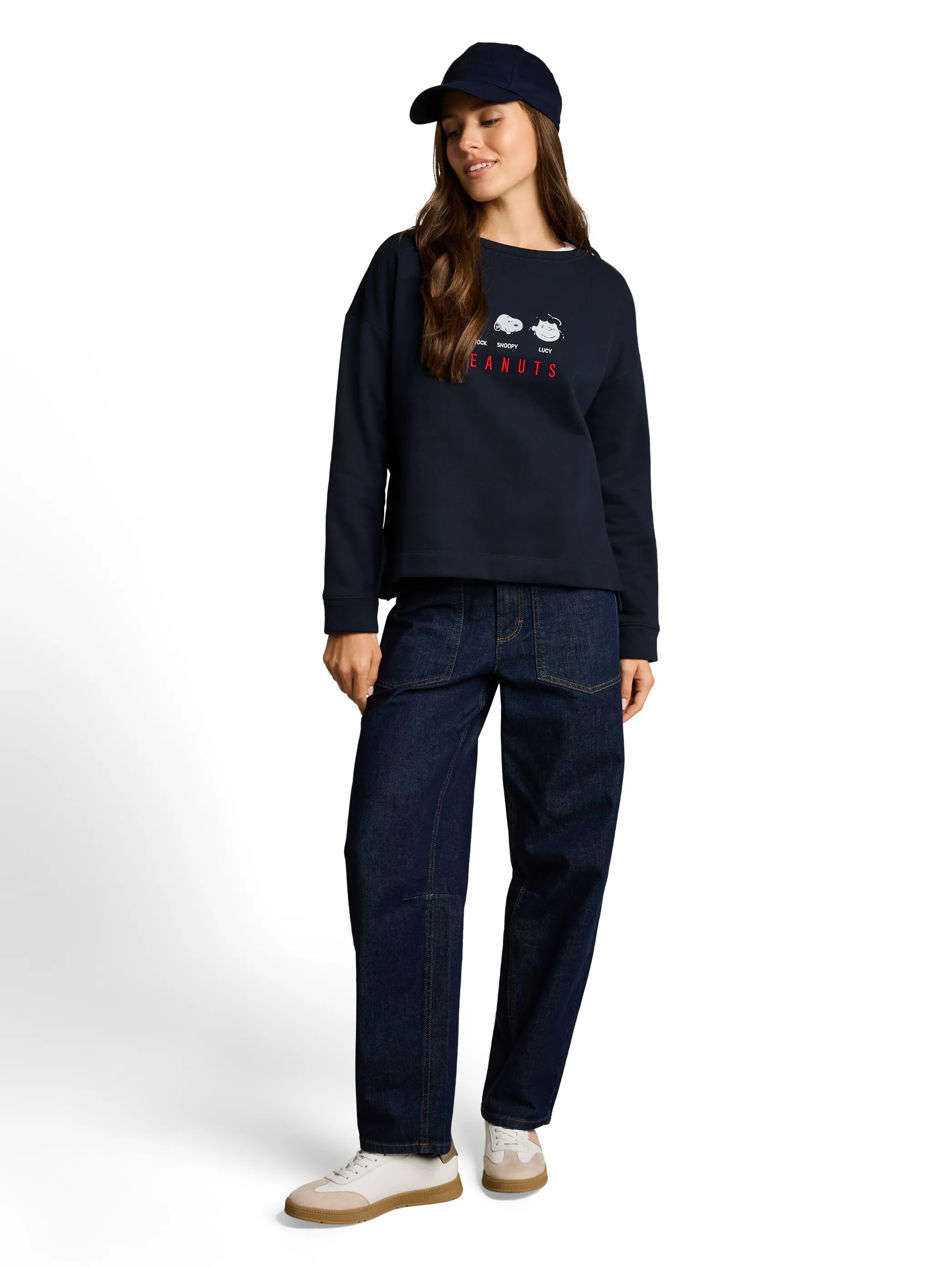 Tom Tailor 1053495 Sweatshirt with print peanuts Blau 934172 10668 1