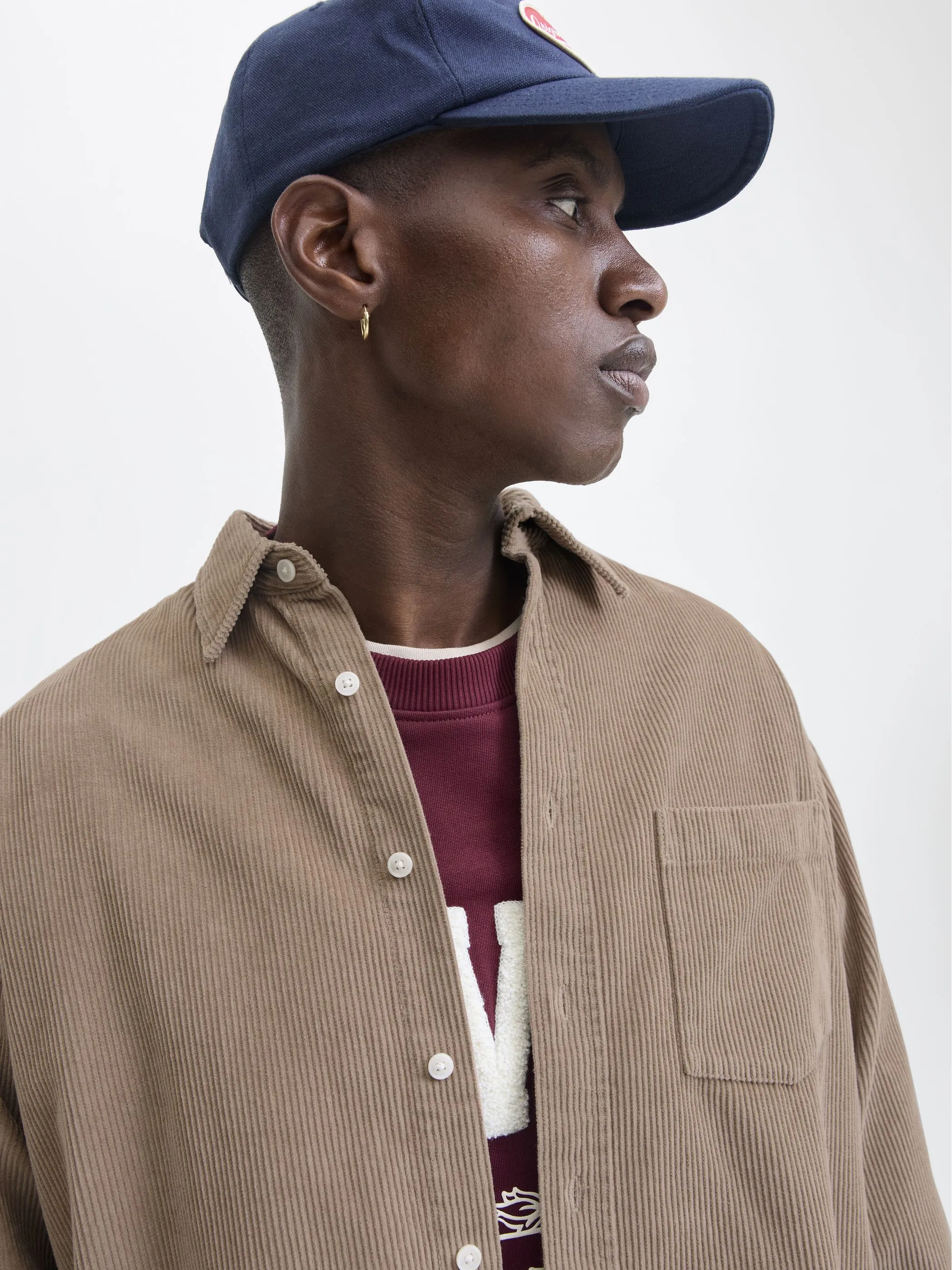 Jack&Jones JORINWOOD OVERSIZED C Cordhemd 302783 M 917580