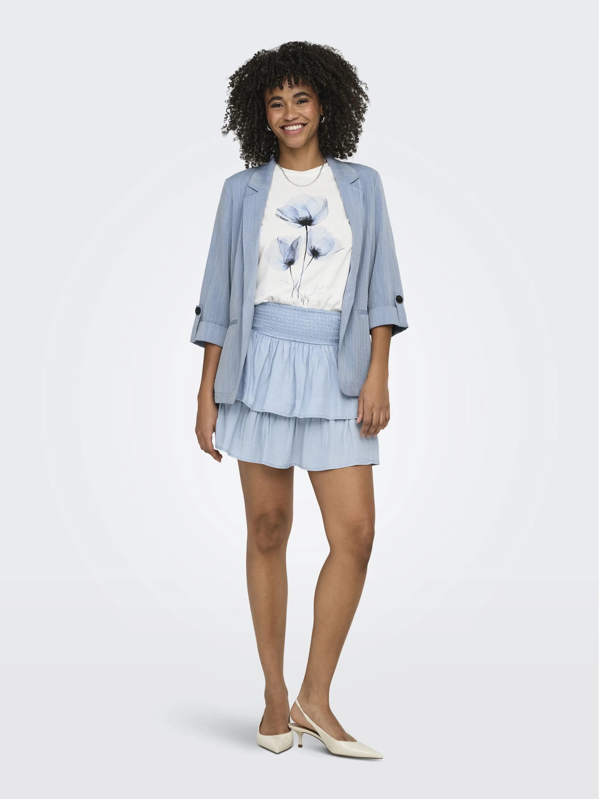 Only 15308084 ONLMARSA 3/4 BLAZER W Blau 906702 179686001 1