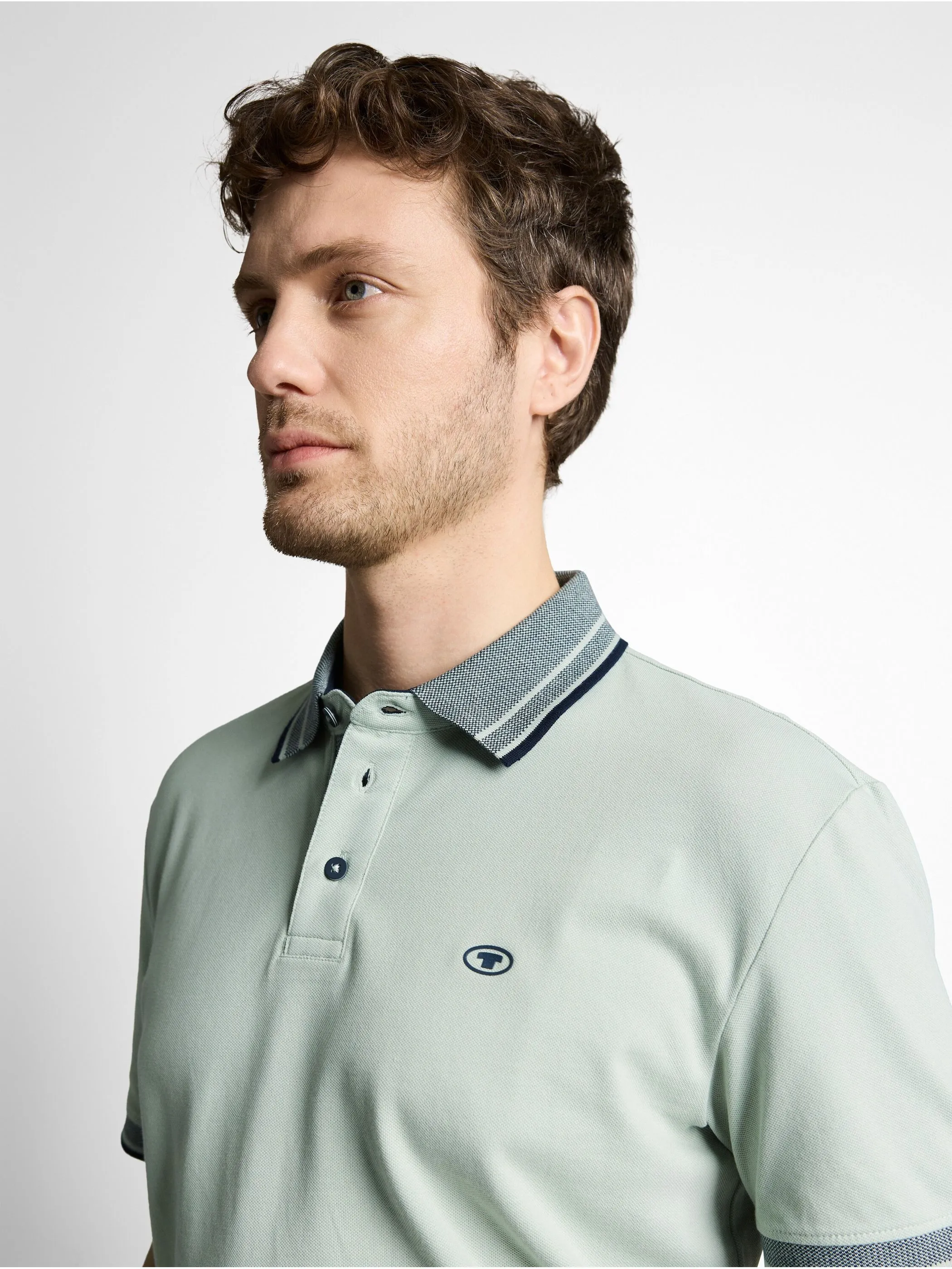 Tom Tailor 1050778 NOS printed polo Grün 922100 12792 3