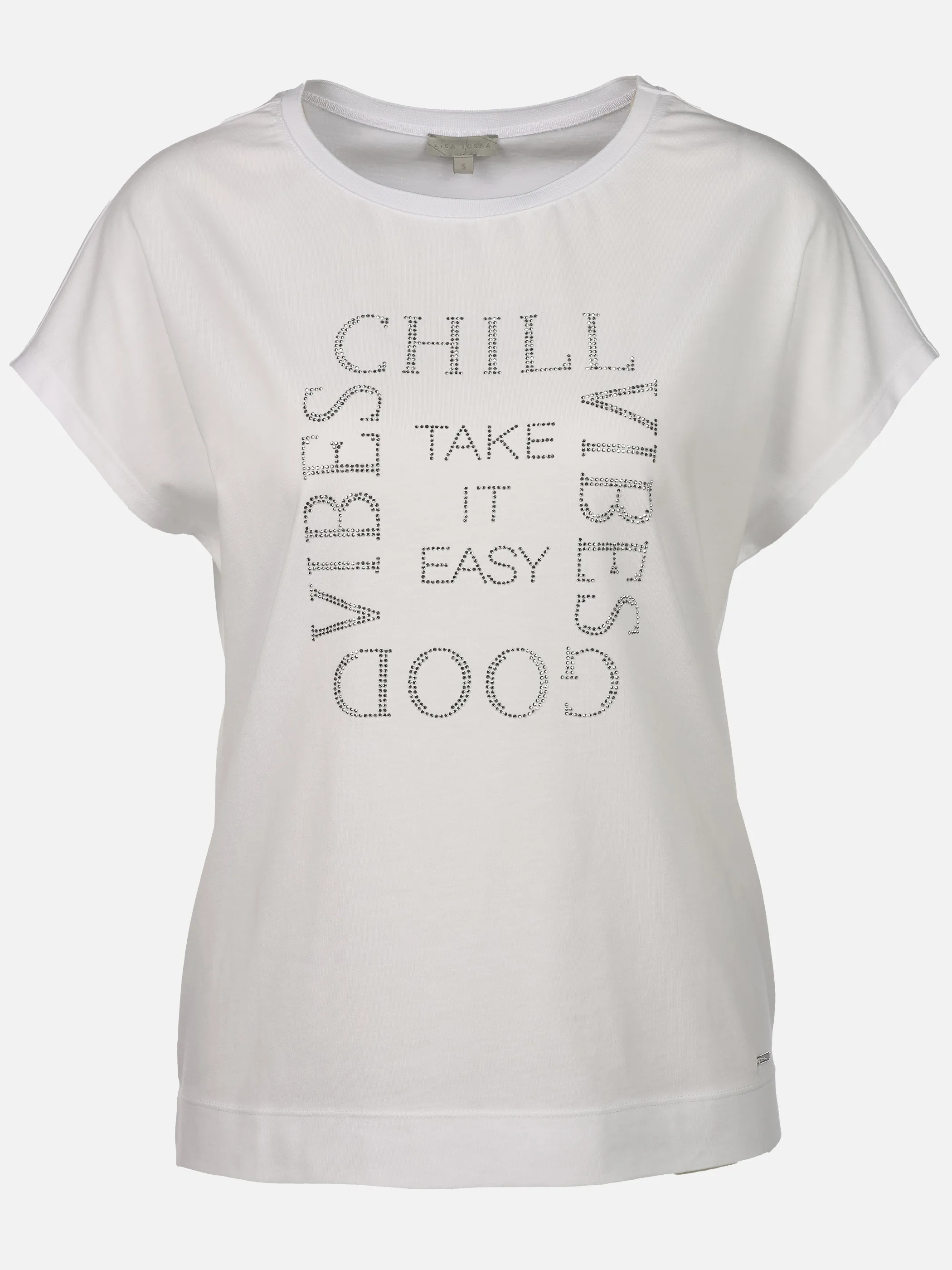 Lisa Tossa Da-T-Shirt m. Straßapplikation Weiß 926178 BRIGHTWHIT 1