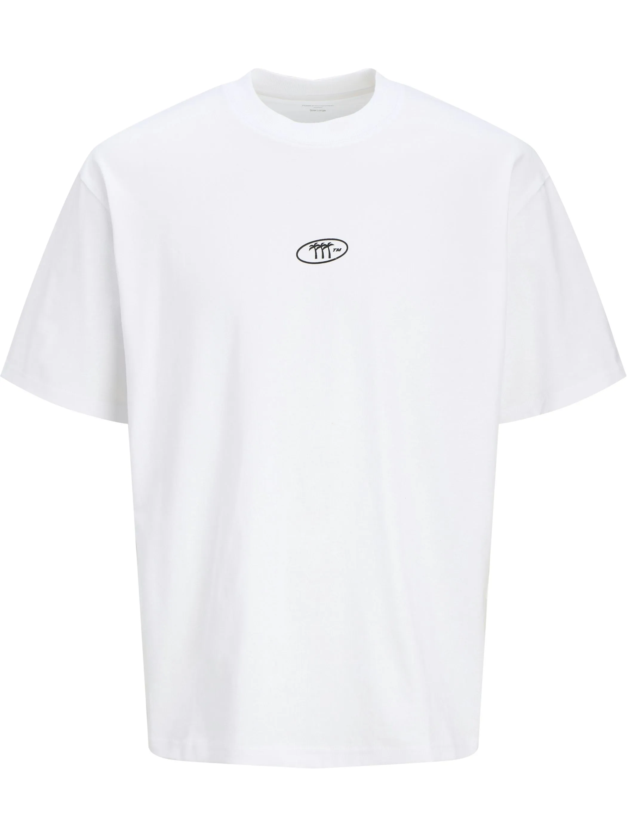 Jack Jones 12276762 JCORETREAT TEXT BACK Weiß 910512 177627 1 Jack Jones 12276762 JCORETREAT TEXT BACK Weiß 910512 177627 1