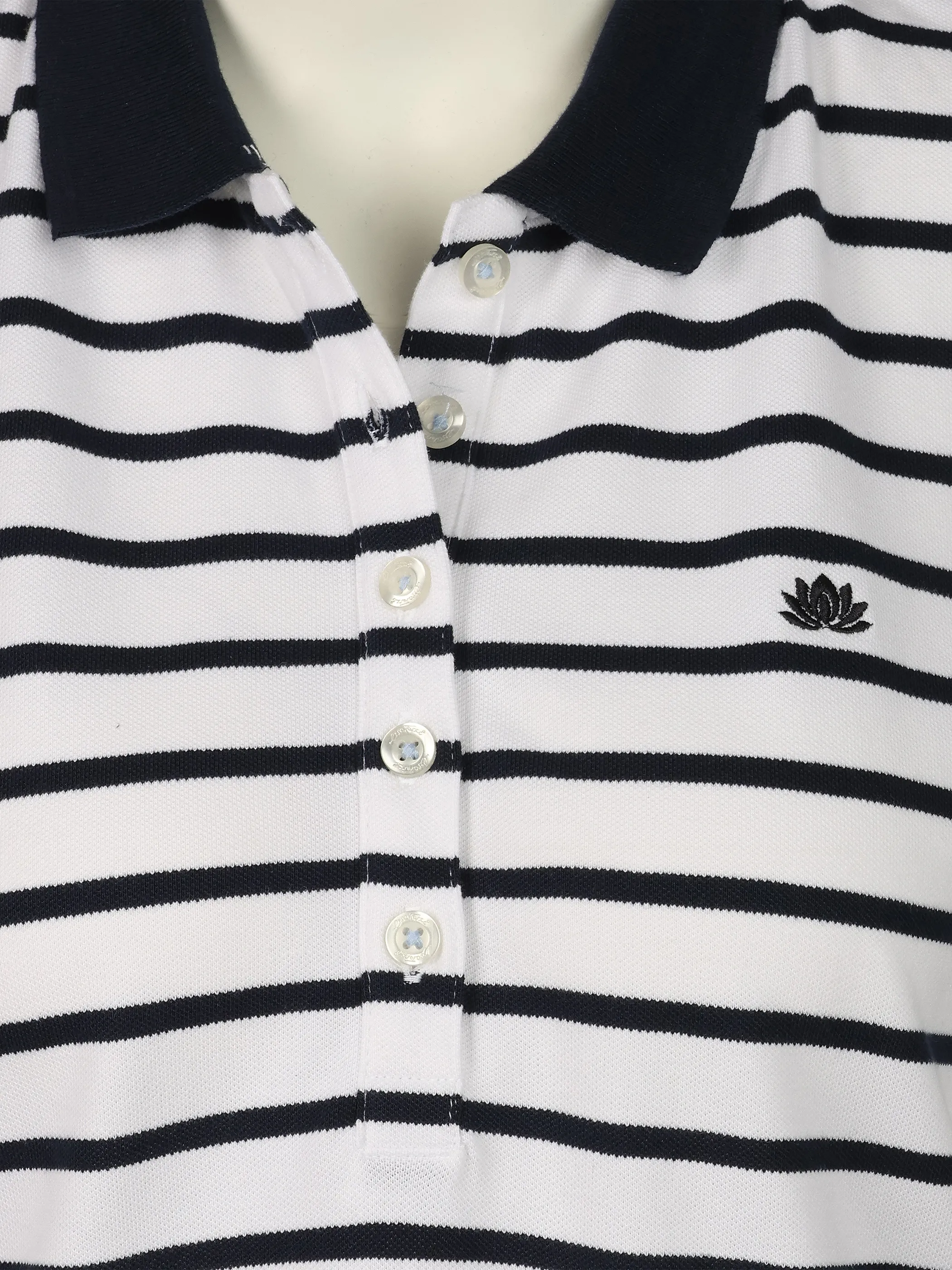 Lisa Tossa Da-Poloshirt, gestreift Blau 924500 DSAPPHIREB 3