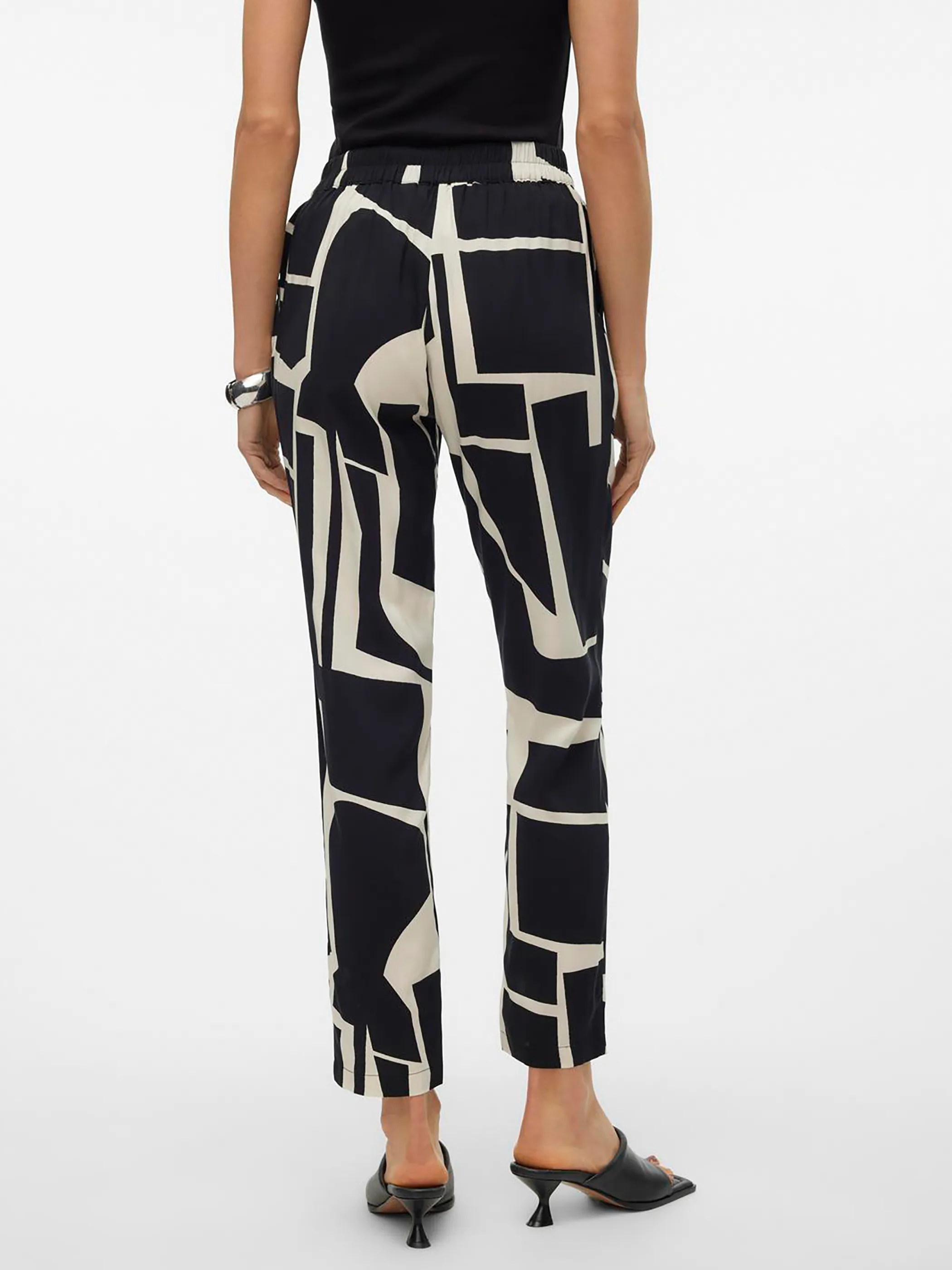 Vero Moda 10302045 VMEASY JOY NW LOOSE P Schwarz 894436 177868041 2