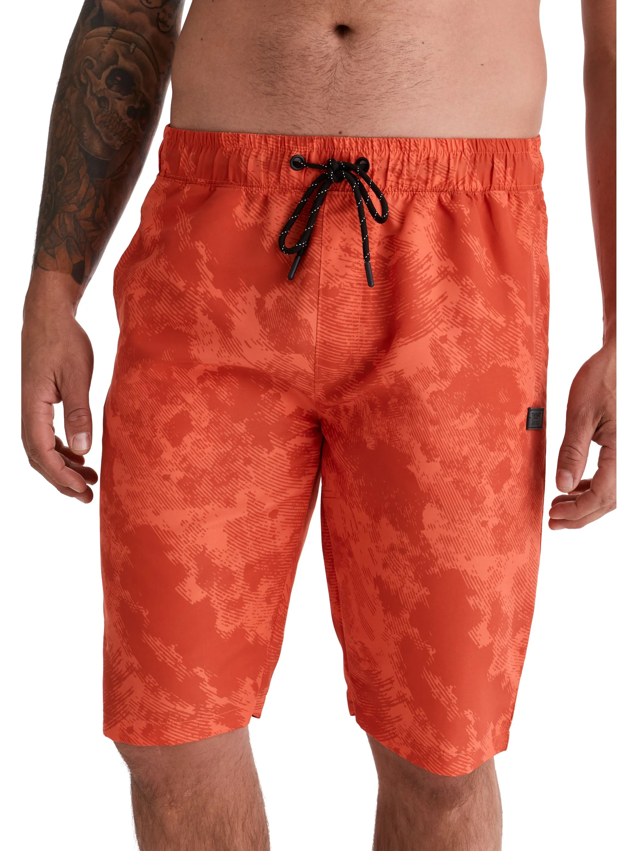 HERO by John Medoox 71550180009180 He-Badeshorts "Noah", lang Orange 928402 9180 1