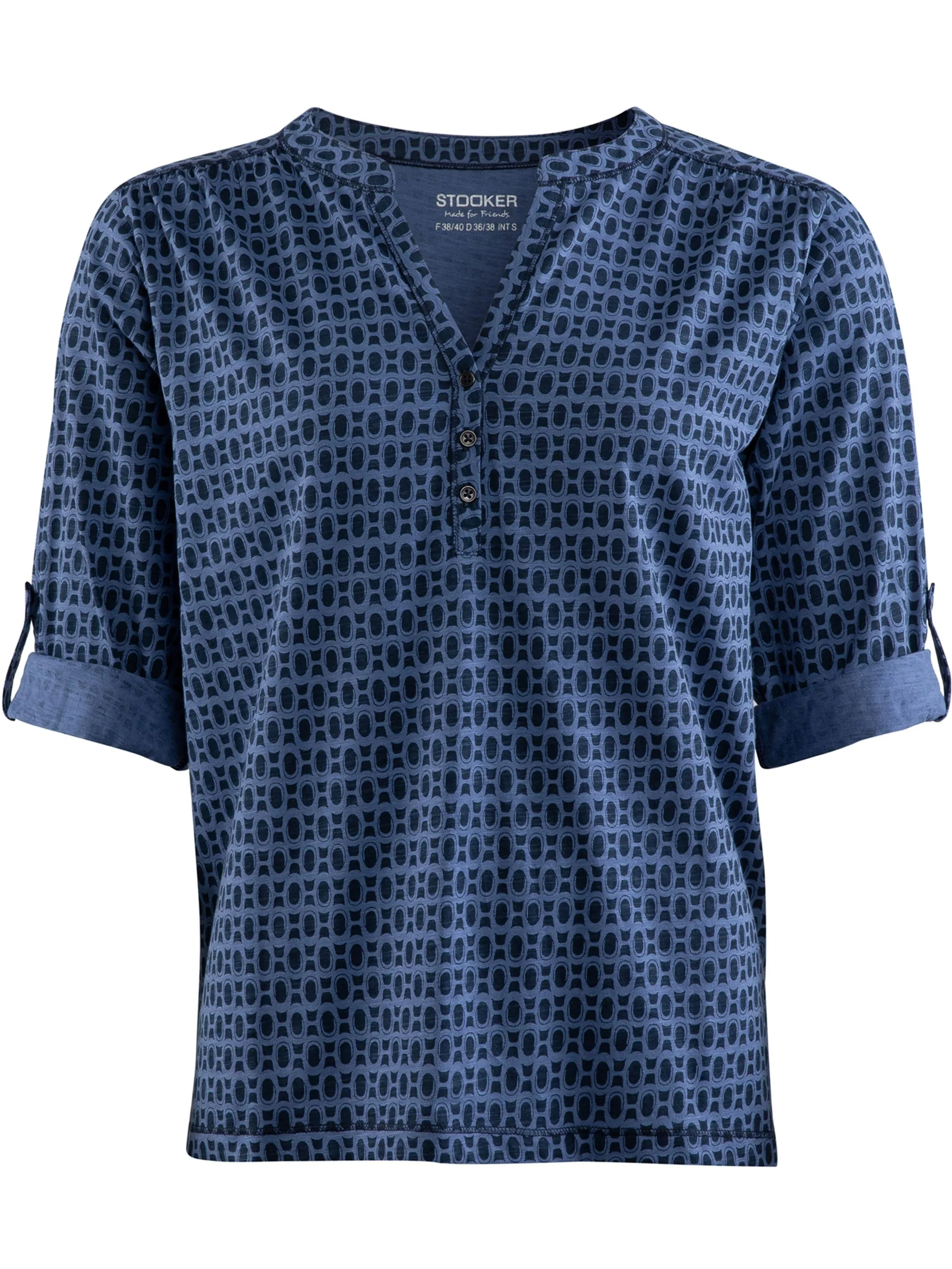 Stooker DOB 25560280009166 Da. T-Shirts / Blau 919919 9166 1