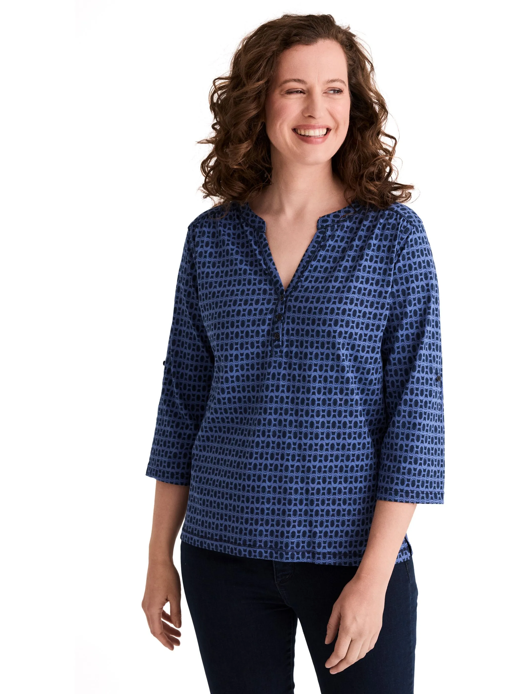 Stooker DOB 25560280009166 Da. T-Shirts / Blau 919919 9166 1