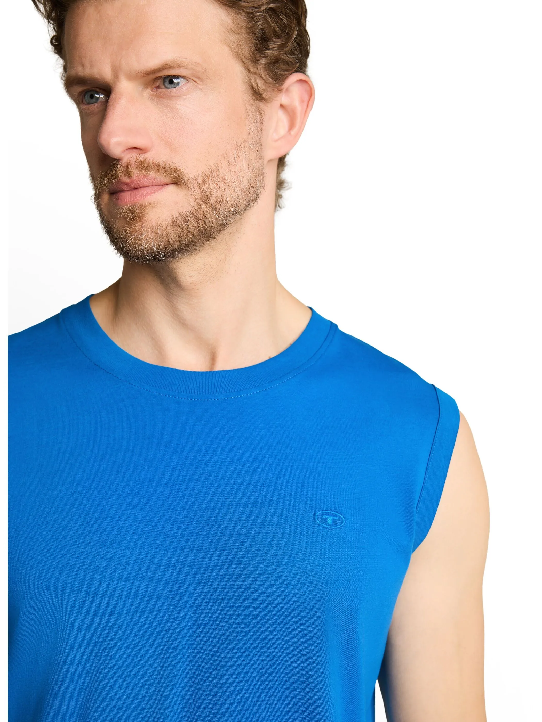 Tom Tailor 1050219 tanktop with embro Blau 926462 40139 3
