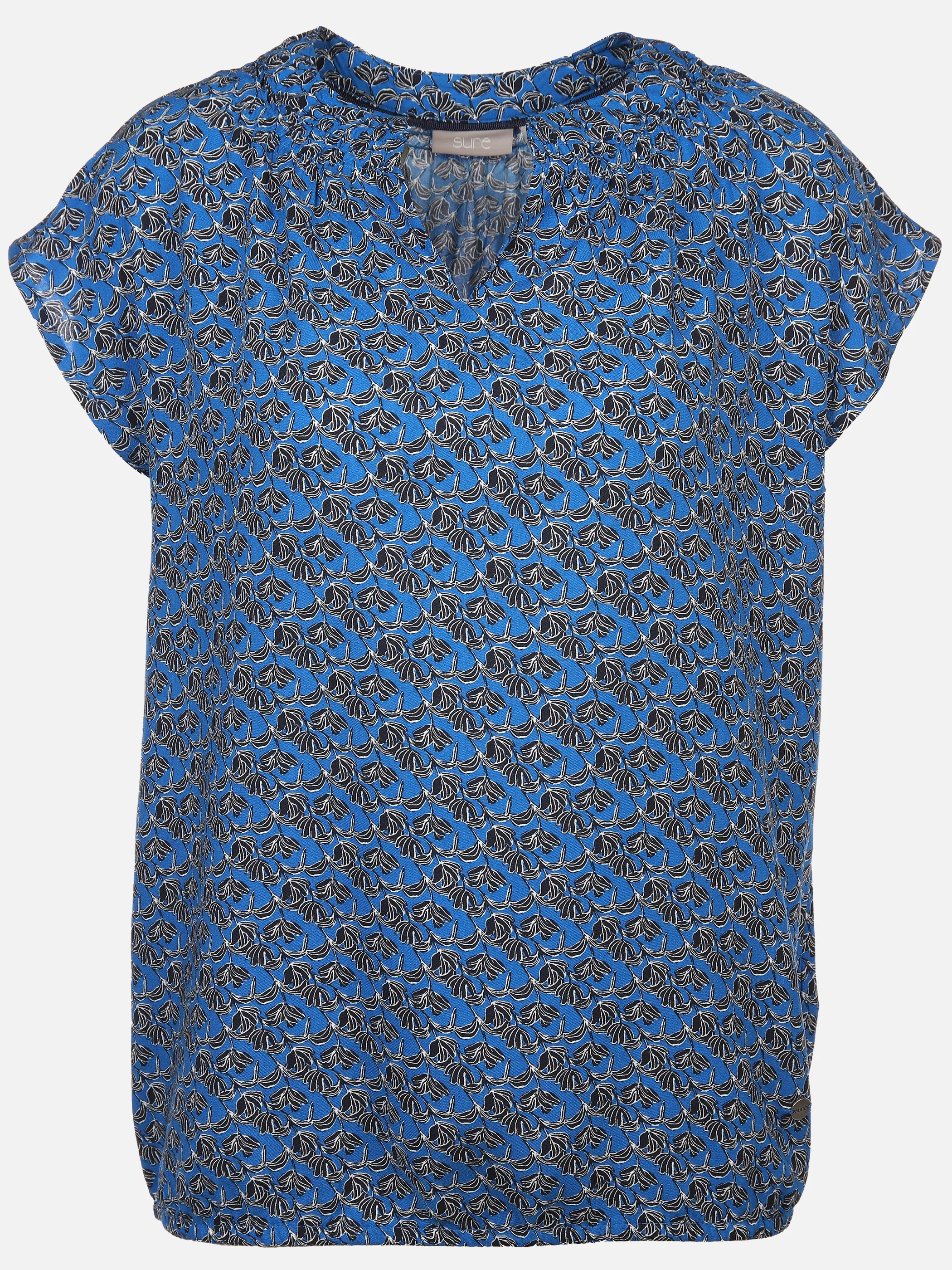 Sure Da-Bluse m. 1/2 Arm Blau 890831 WEIßBLAU 1