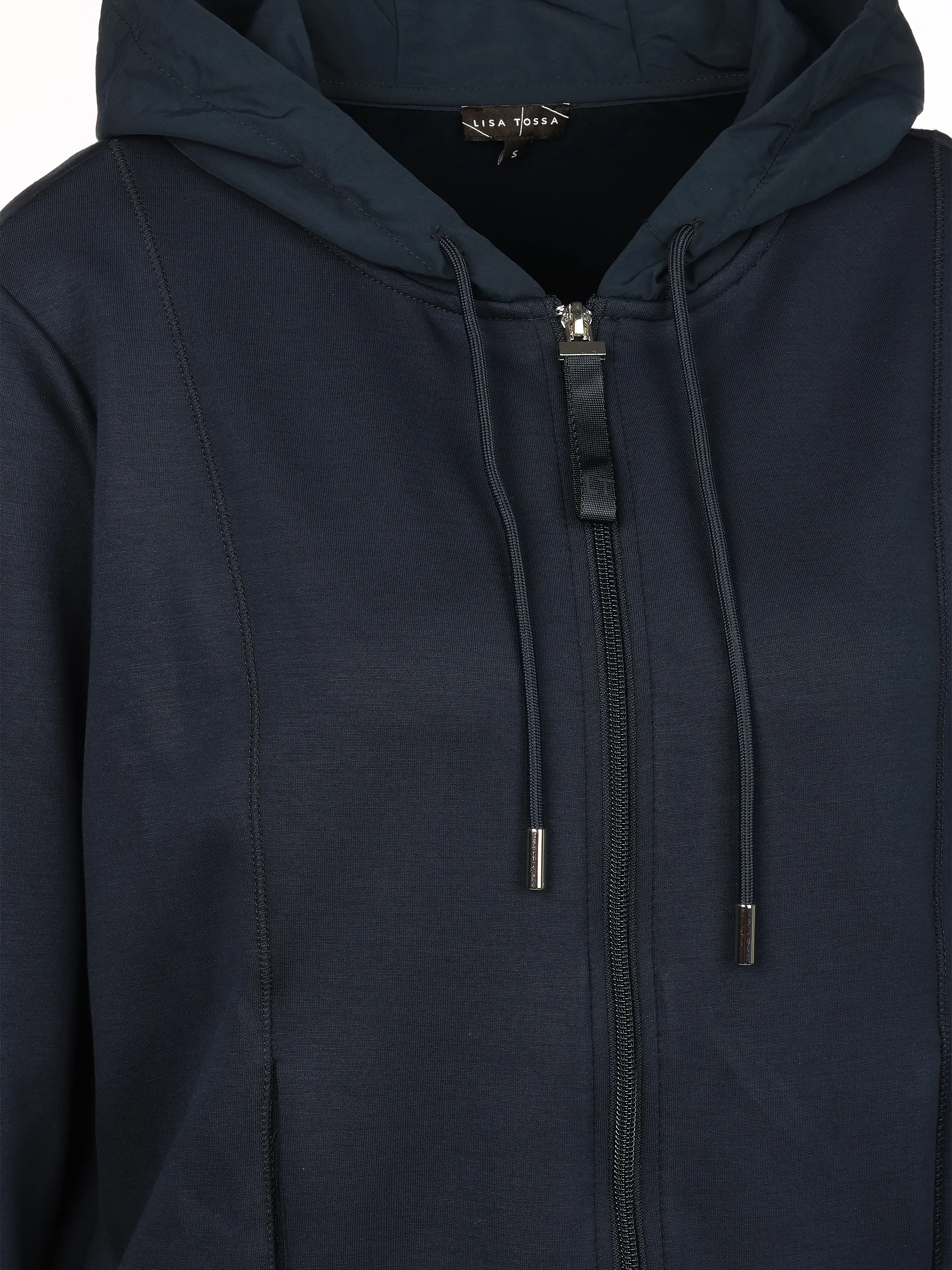 Lisa Tossa Da-Blouson Materialmix Blau 924187 SAPHIRE 3