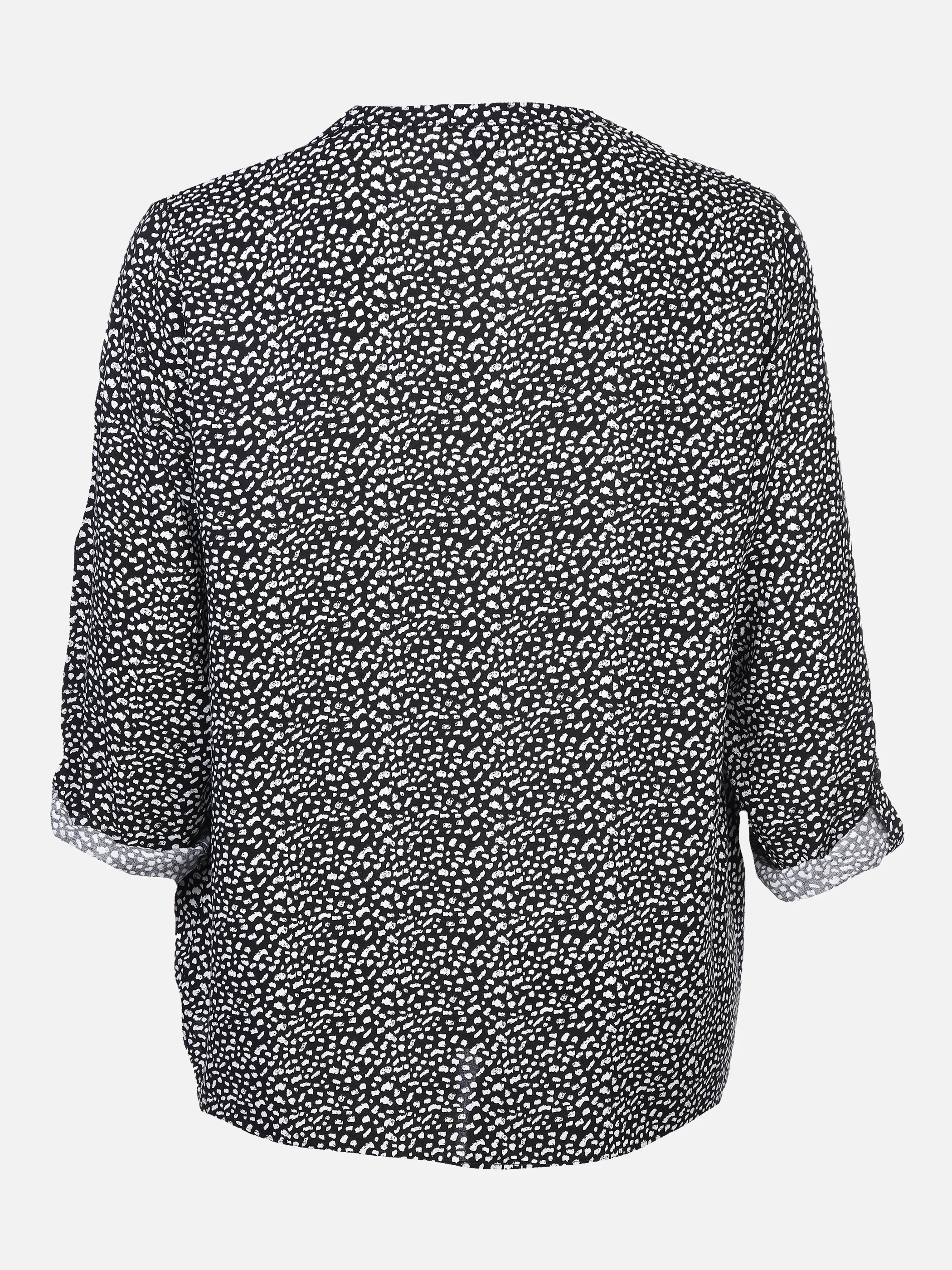 Sonja Blank Da.gr.Gr.Bluse m. Knöpfchen Schwarz 868605 SCHW/WEIß 2 Sonja Blank Da.gr.Gr.Bluse m. Knöpfchen Schwarz 868605 SCHW/WEIß 2
