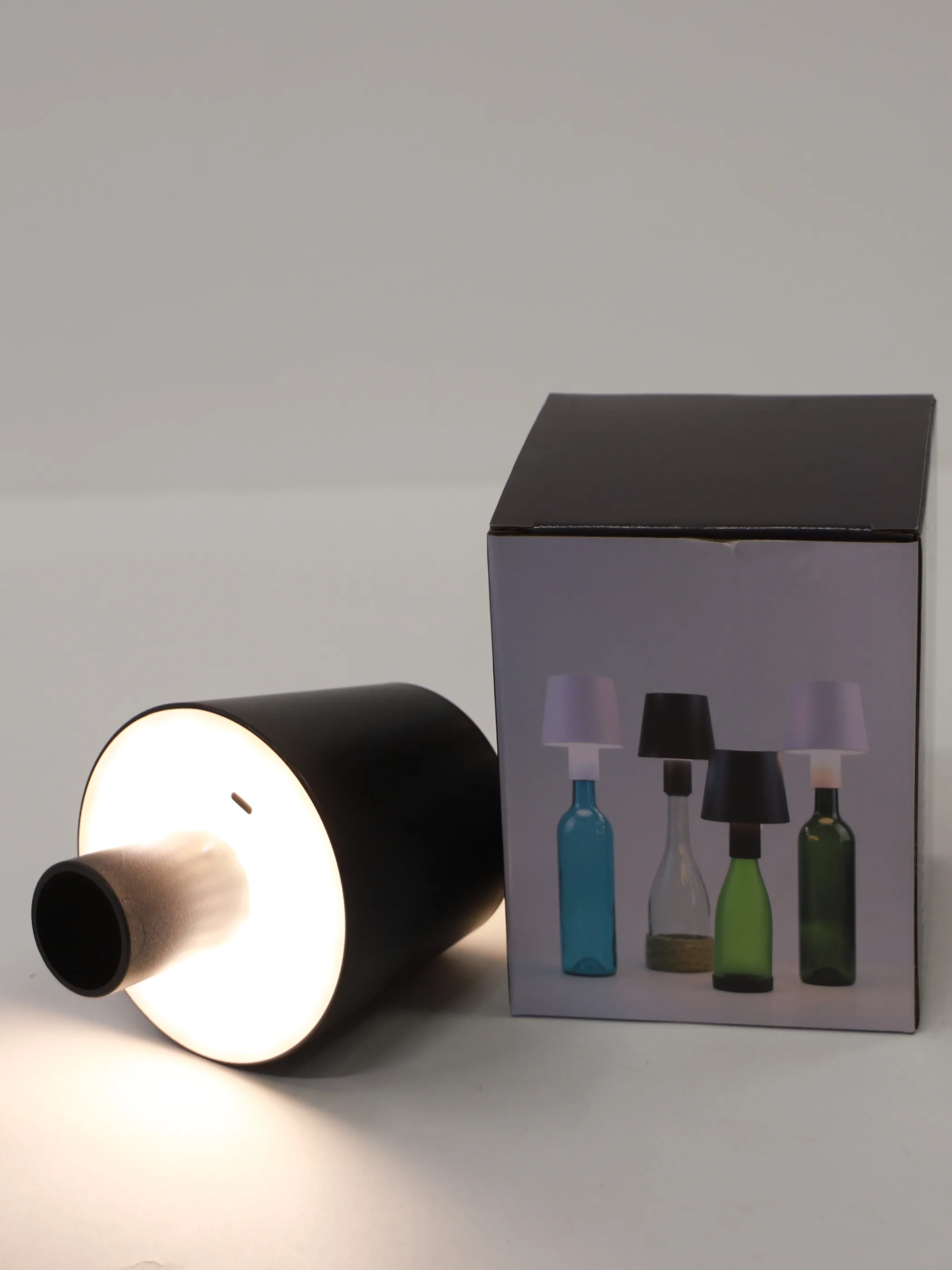 Deko Artikel Touchlampe mit Akku und Kabel Schwarz 907450 SCHWARZ 3