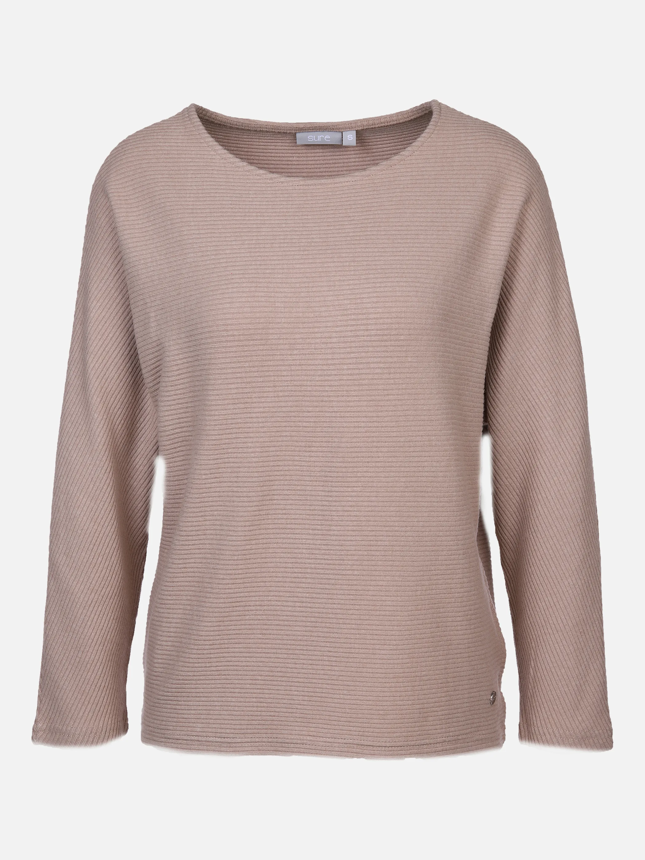 Sure Da-Fledermausshirt in Flausch Braun 867022 BEIGE MEL 1 Sure Da-Fledermausshirt in Flausch Braun 867022 BEIGE MEL 1