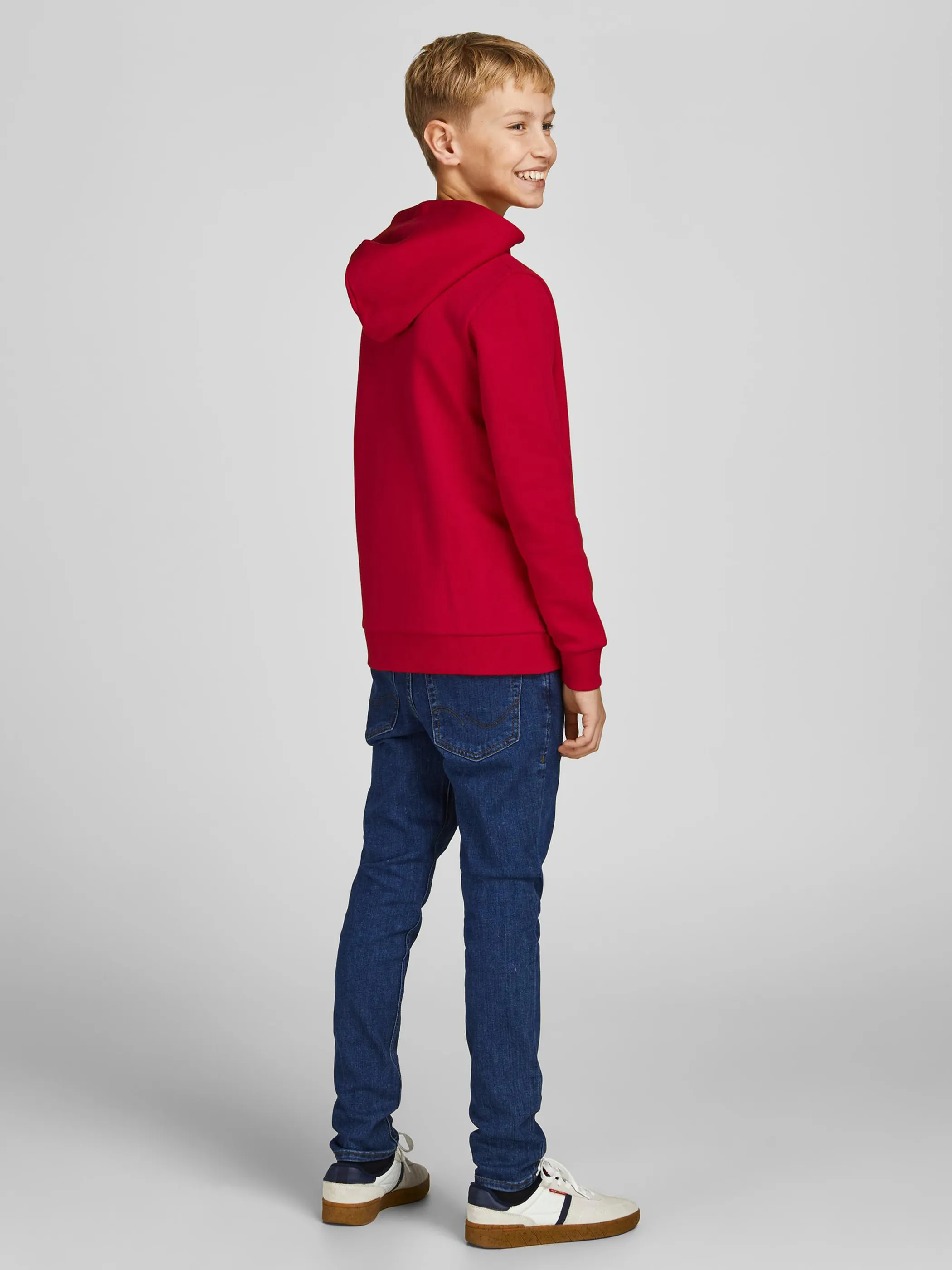 Jack&Jones Junior 12152841 JJECORP LOGO SWEAT HO Rot 847246 229136008 2 Jack&Jones Junior 12152841 JJECORP LOGO SWEAT HO Rot 847246 229136008 2