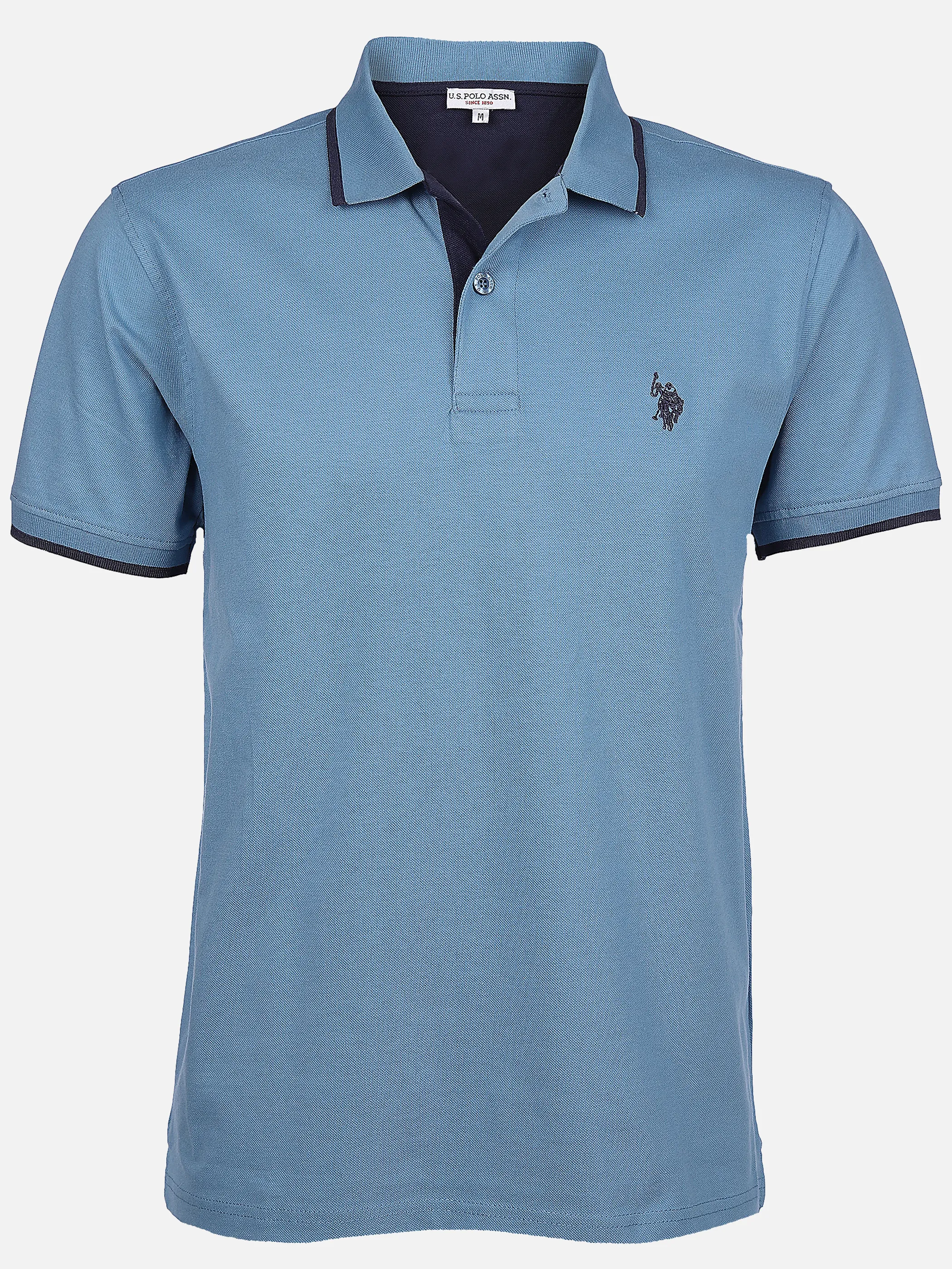 U.S. Polo Assn. He. Poloshirt 1/2 Arm uni Blau 861379 132 BLUE 1 U.S. Polo Assn. He. Poloshirt 1/2 Arm uni Blau 861379 132 BLUE 1