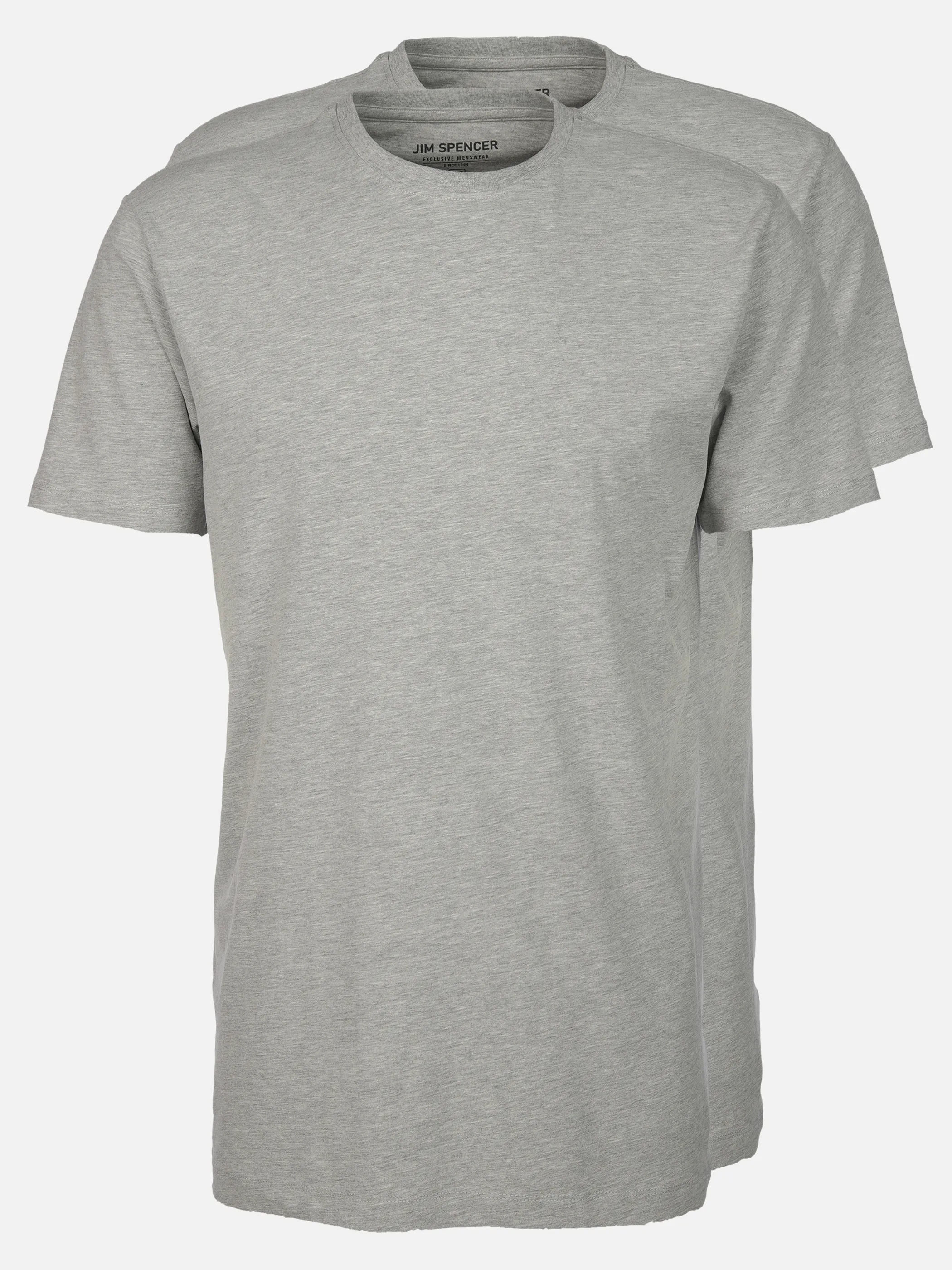 Jim Spencer He. T-Shirt 2er Pack RH Grau 889071 GRAU 1 Jim Spencer He. T-Shirt 2er Pack RH Grau 889071 GRAU 1