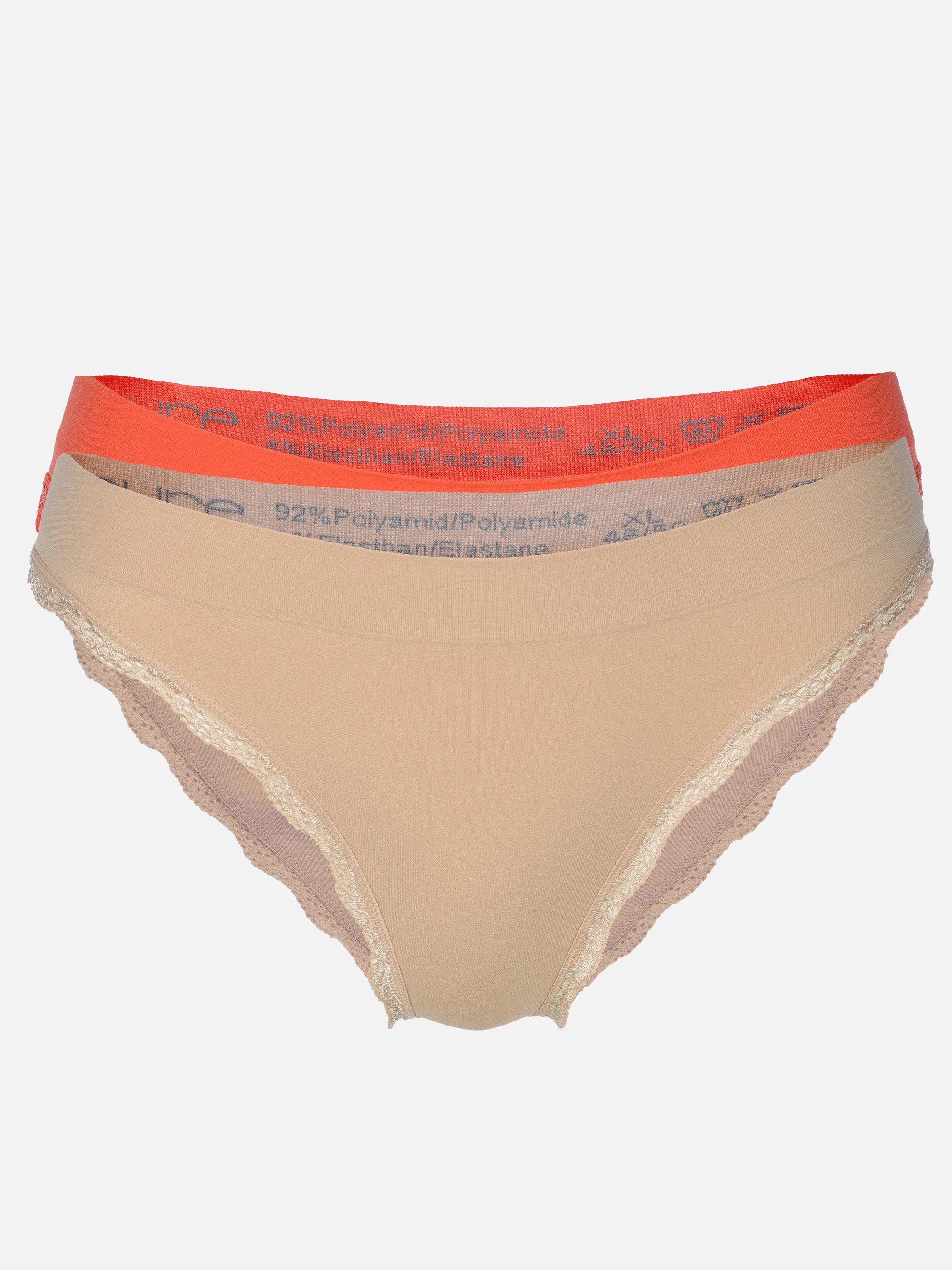 Sure Da. Bikinislip 2er Pack mit Sp Beige 905035 BEIGE 1