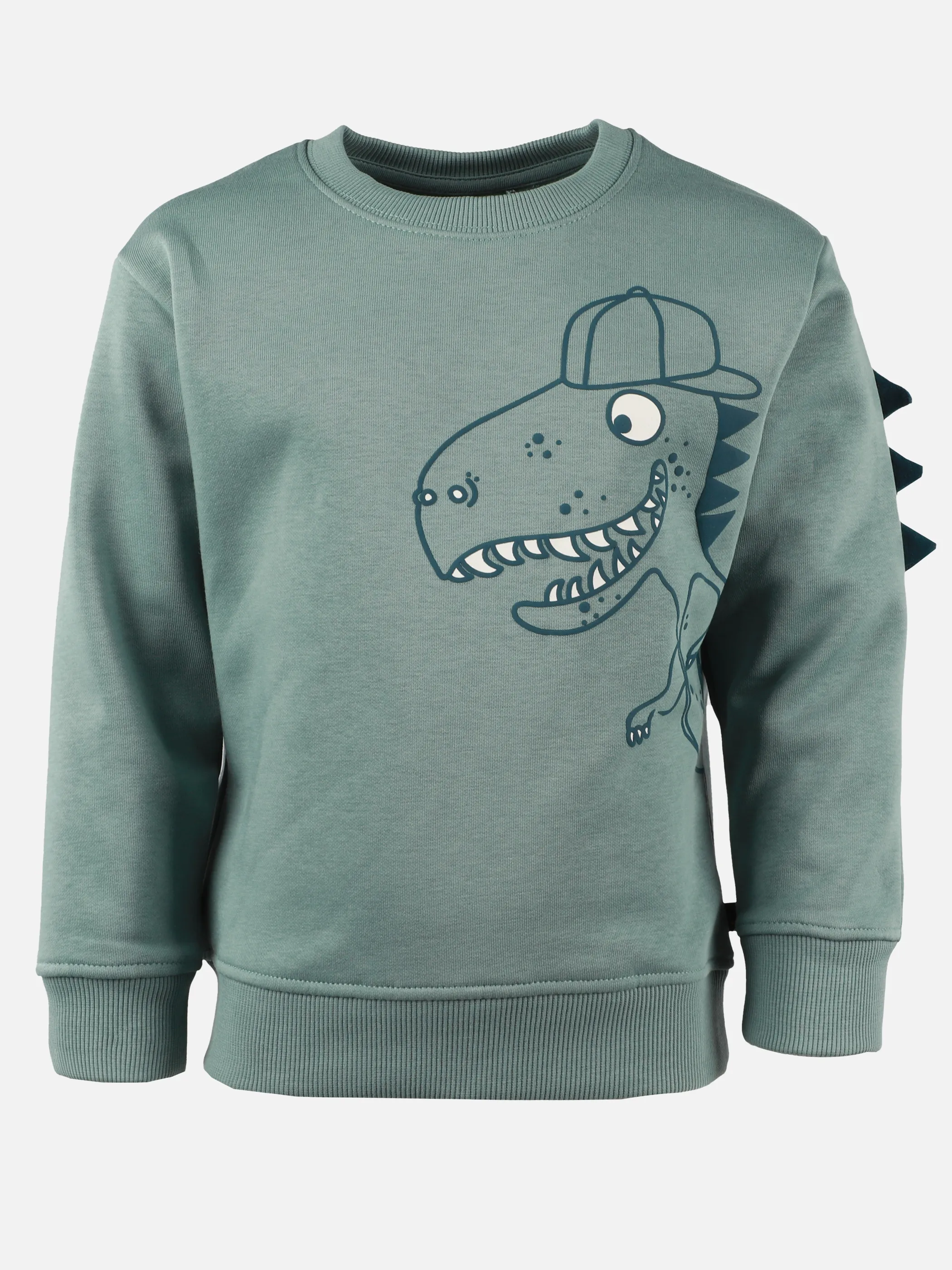One Way KJ Sweatshirt mit Dino Print in grün Grün 913349 GRÜN 1 One Way KJ Sweatshirt mit Dino Print in grün Grün 913349 GRÜN 1