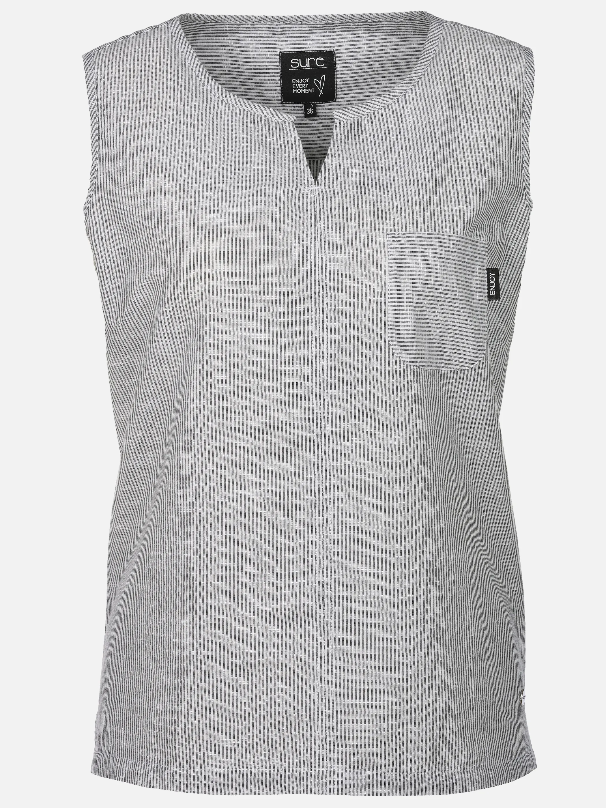 Sure Da-Top, gestreift Schwarz 924511 BLACK 1
