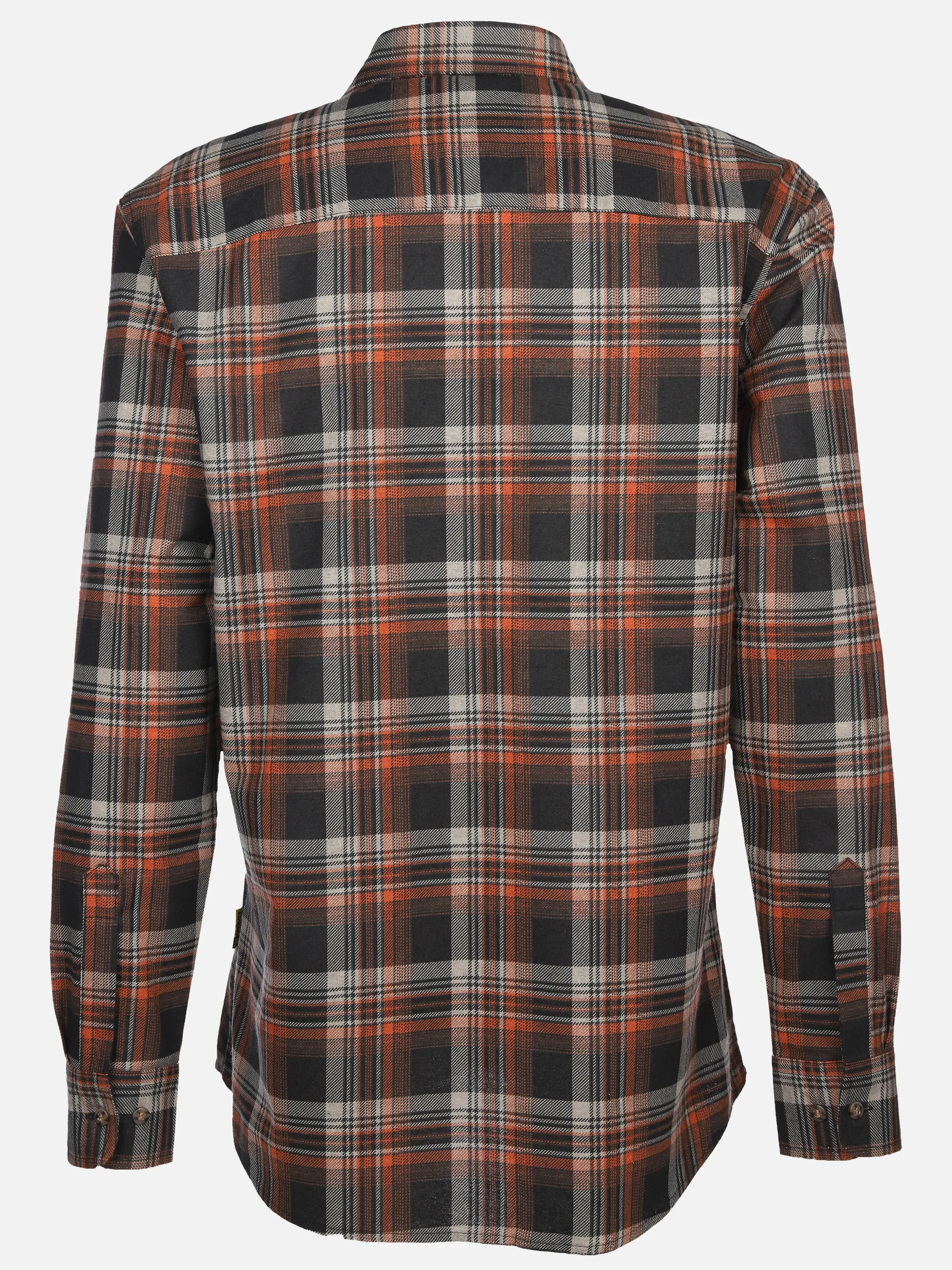 Worker He. Flanellhemd 1/1 Arm Orange 898454 ORANGE 2