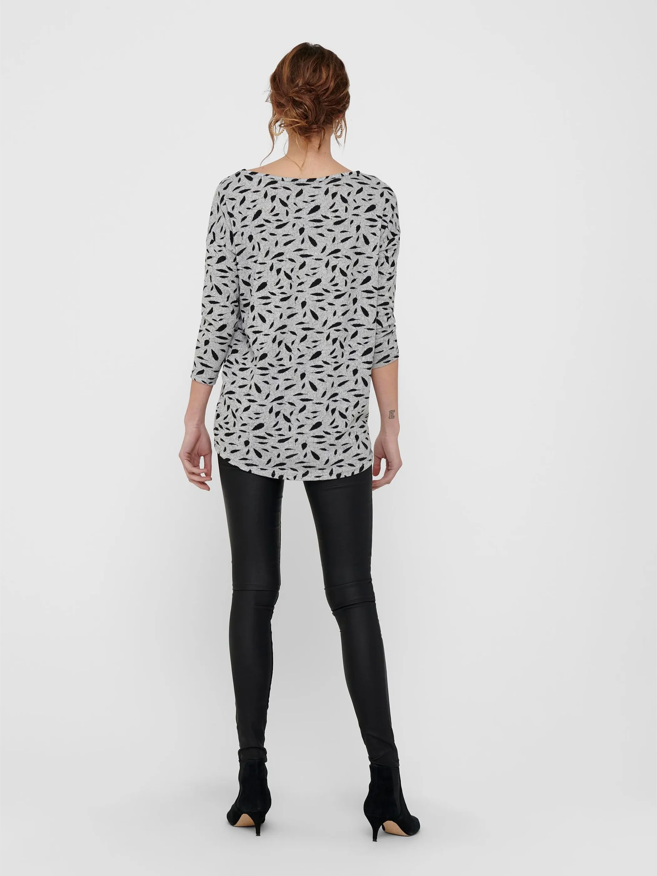 Only 15144286 onlELCOS 4/5 AOP TOP Grau 765230 179073003 5