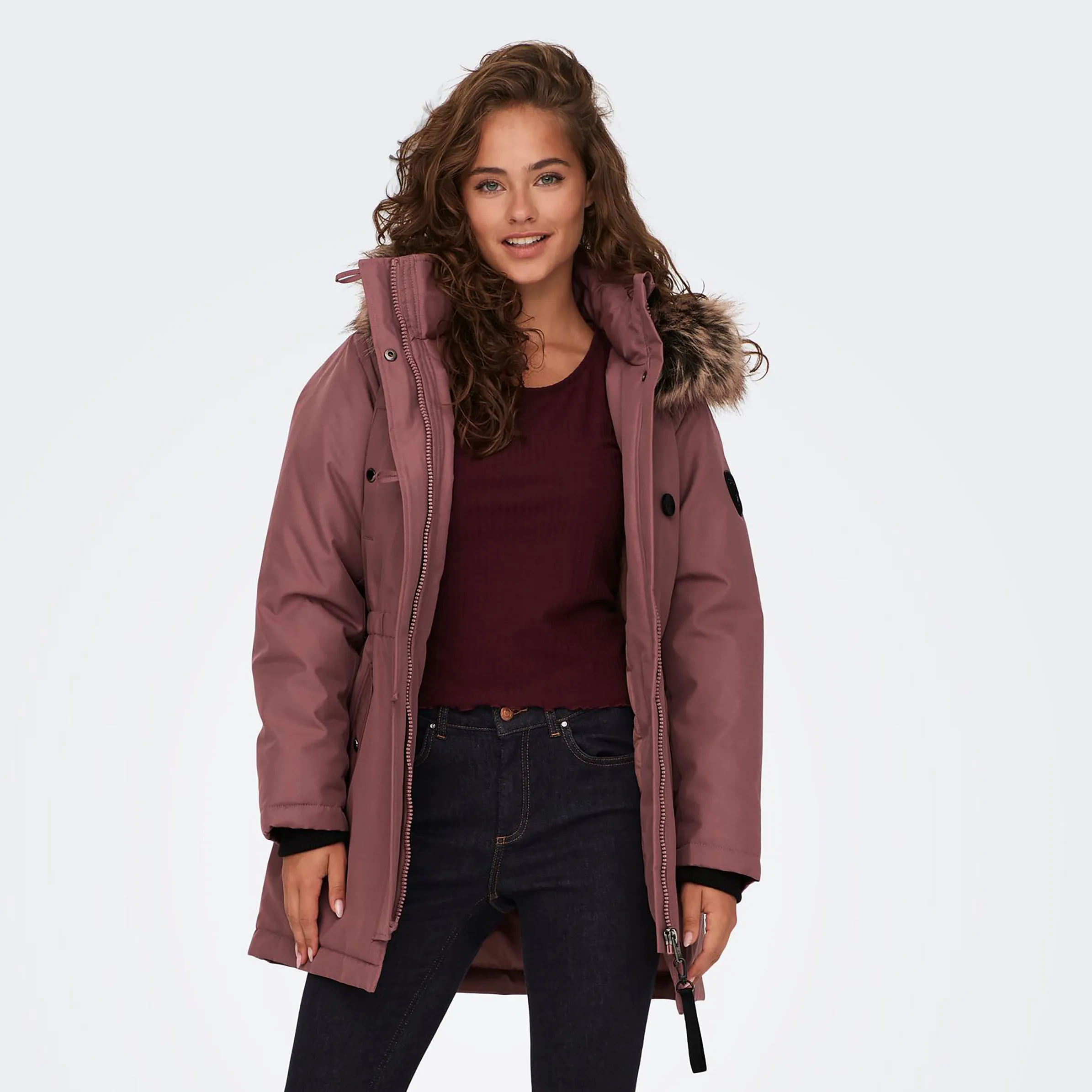 Only 15304625 ONLIRIS FUR WINTER PA Rosa 881641 207991003 4