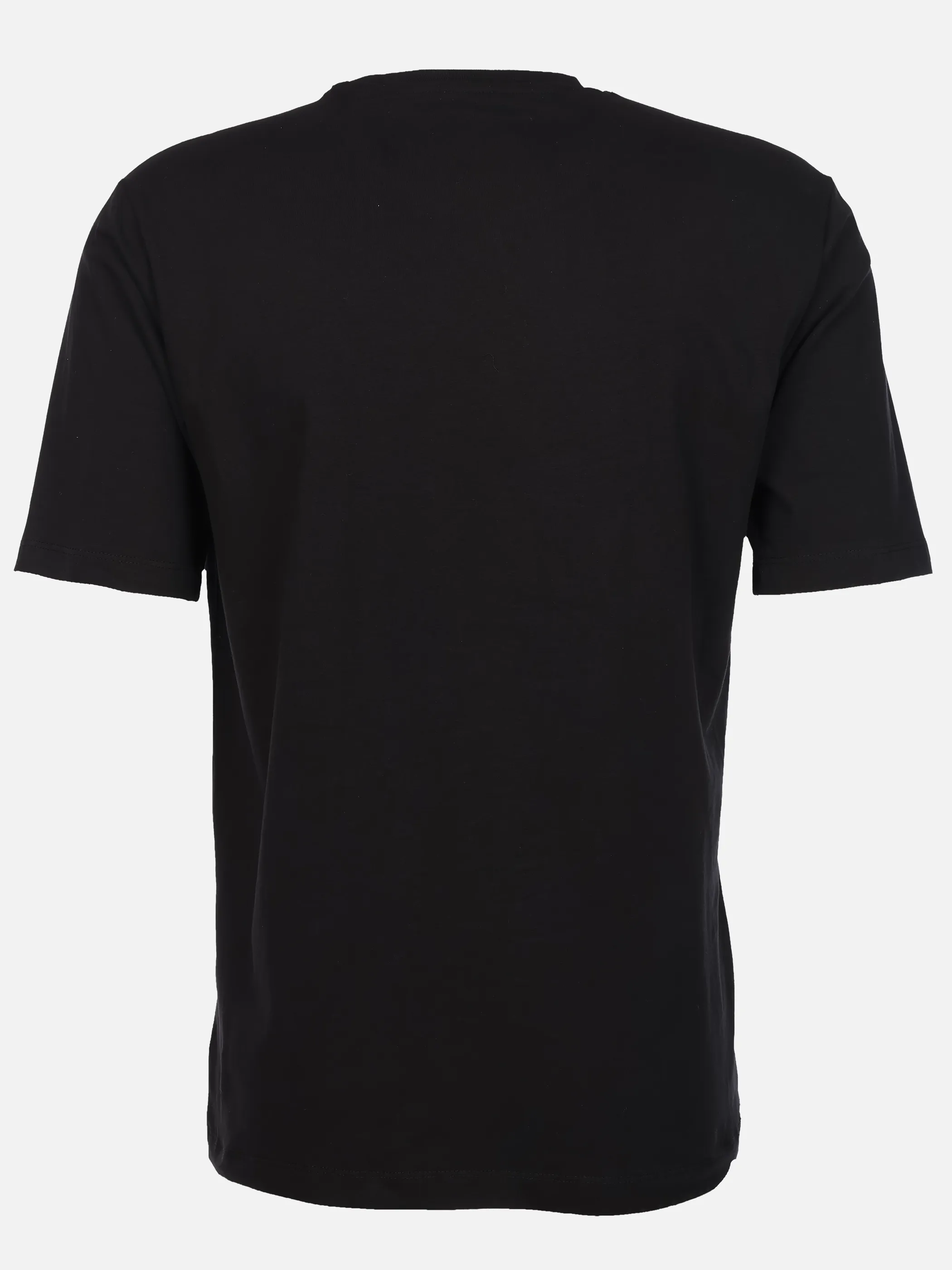 Jim Spencer He. T-Shirt 2er Pack Rundhals Schwarz 930681 BLACK 2