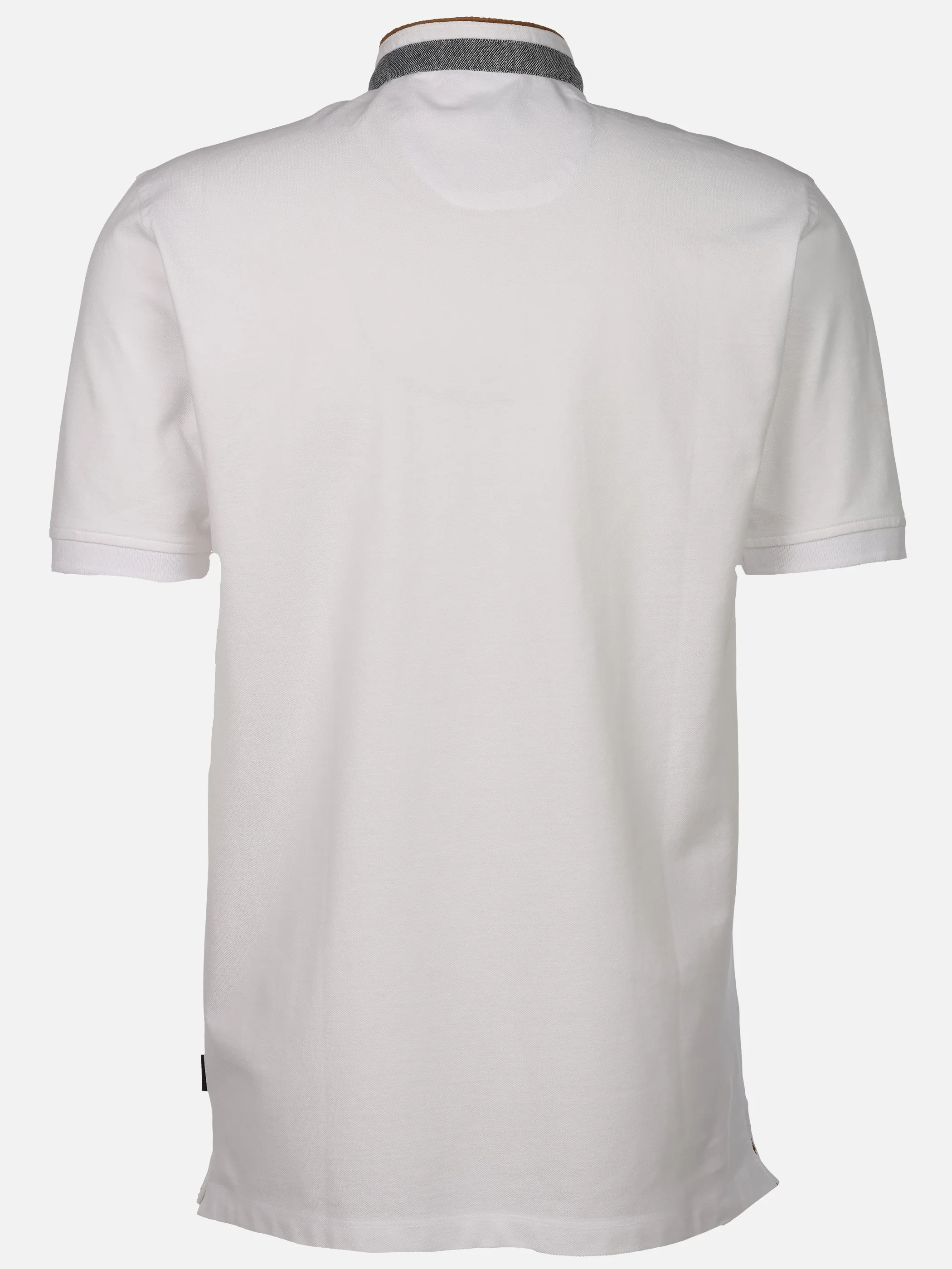 Jim Spencer He. Stehkragenshirt 1/2 Arm twisted Weiß 906251 WHITE SD 2