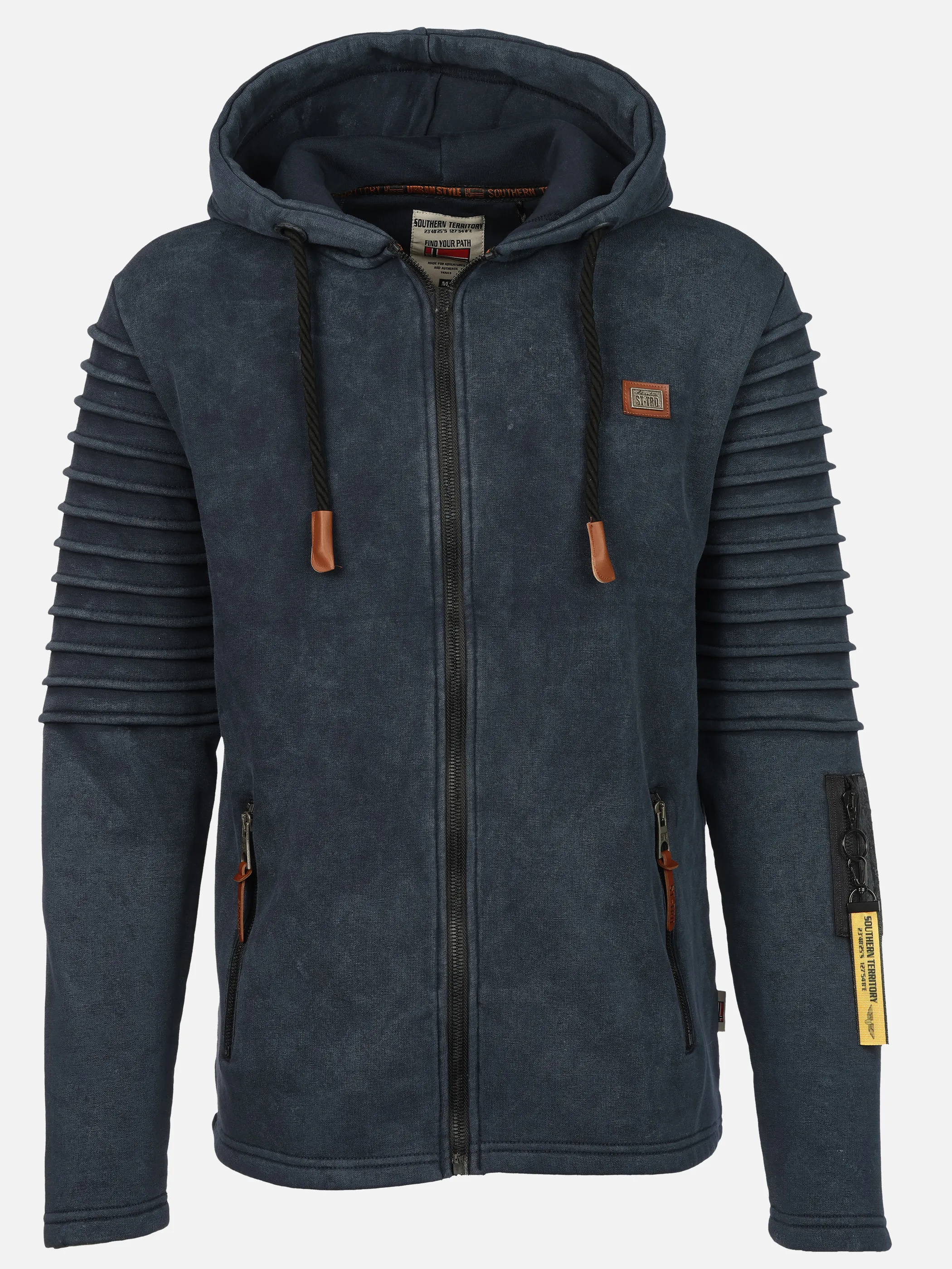 Southern Territory He. Bikersweatjacke grindle Marine 919492 NAVY 1