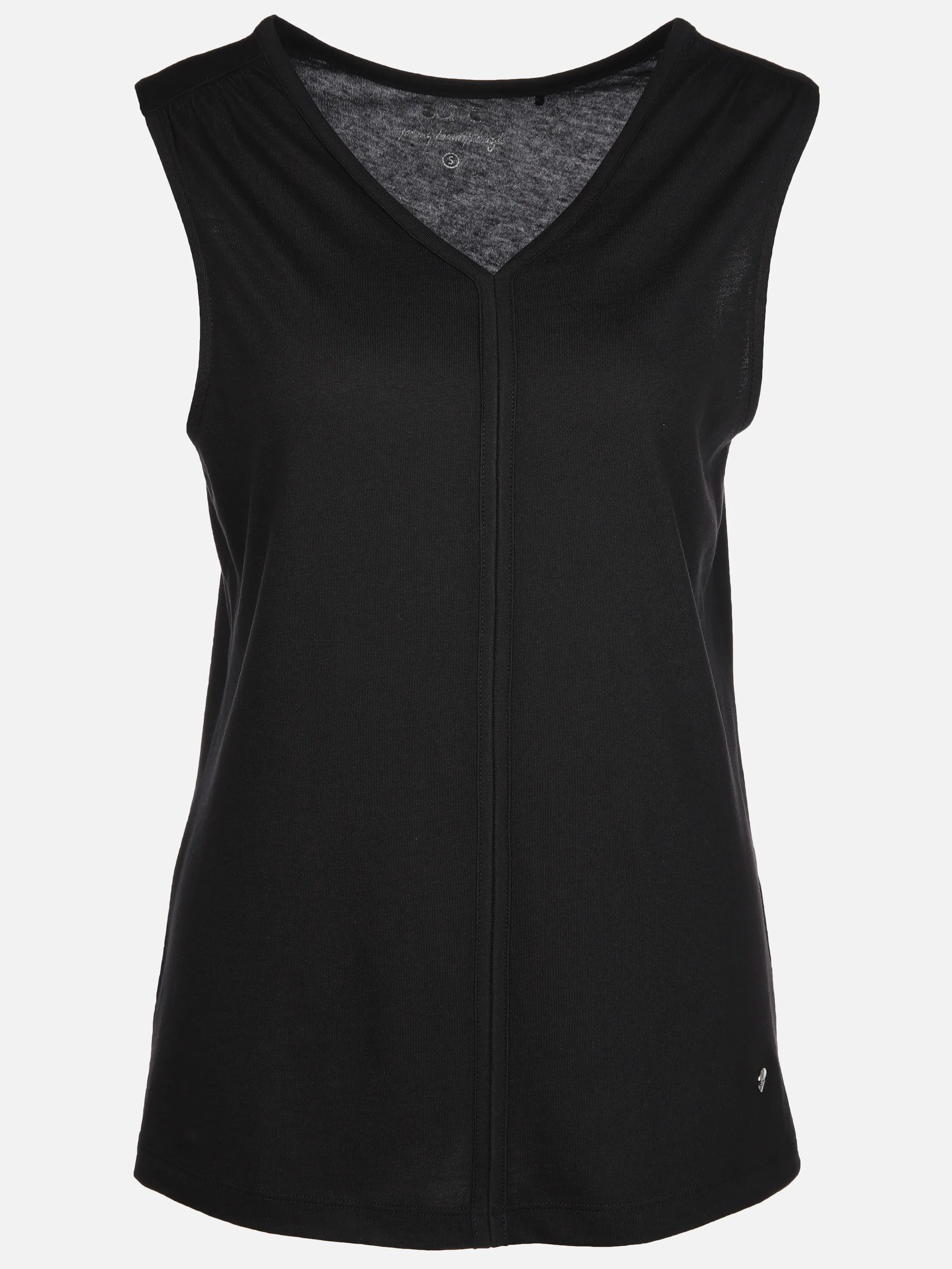 Sure Da-Tanktop einfarbig Schwarz 890342 BLACK 1