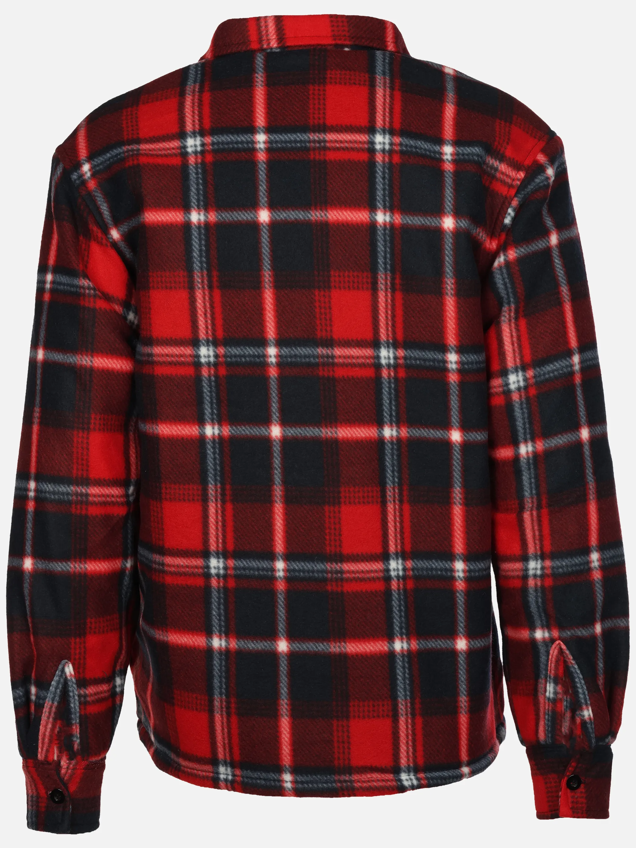 Worker He. Thermohemd wattiert fleece Rot 930765 RED/NAVY 2