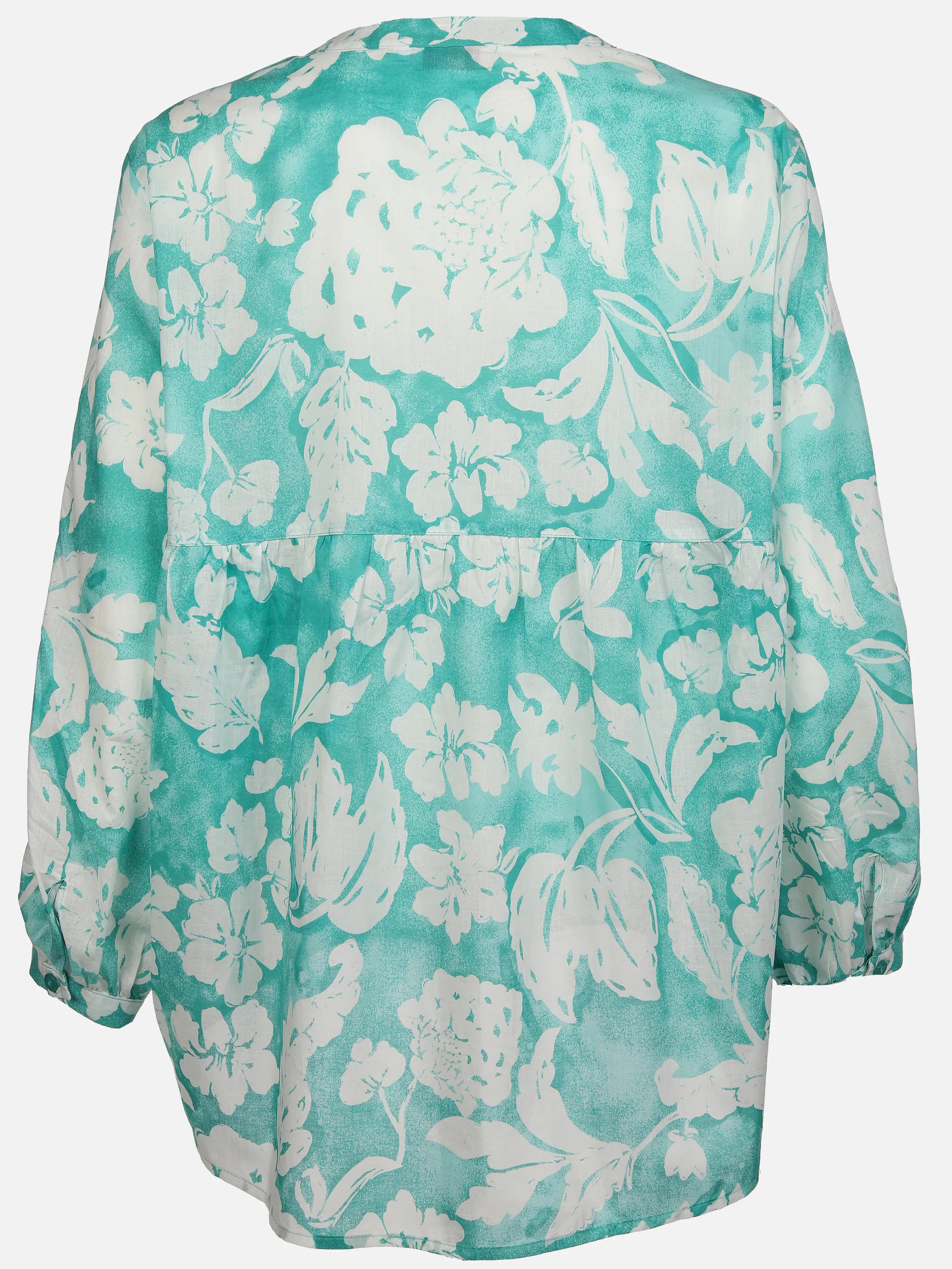 Lisa Tossa Da-Bluse mit Krempelarm Türkis 890208 AQUA 2 Lisa Tossa Da-Bluse mit Krempelarm Türkis 890208 AQUA 2