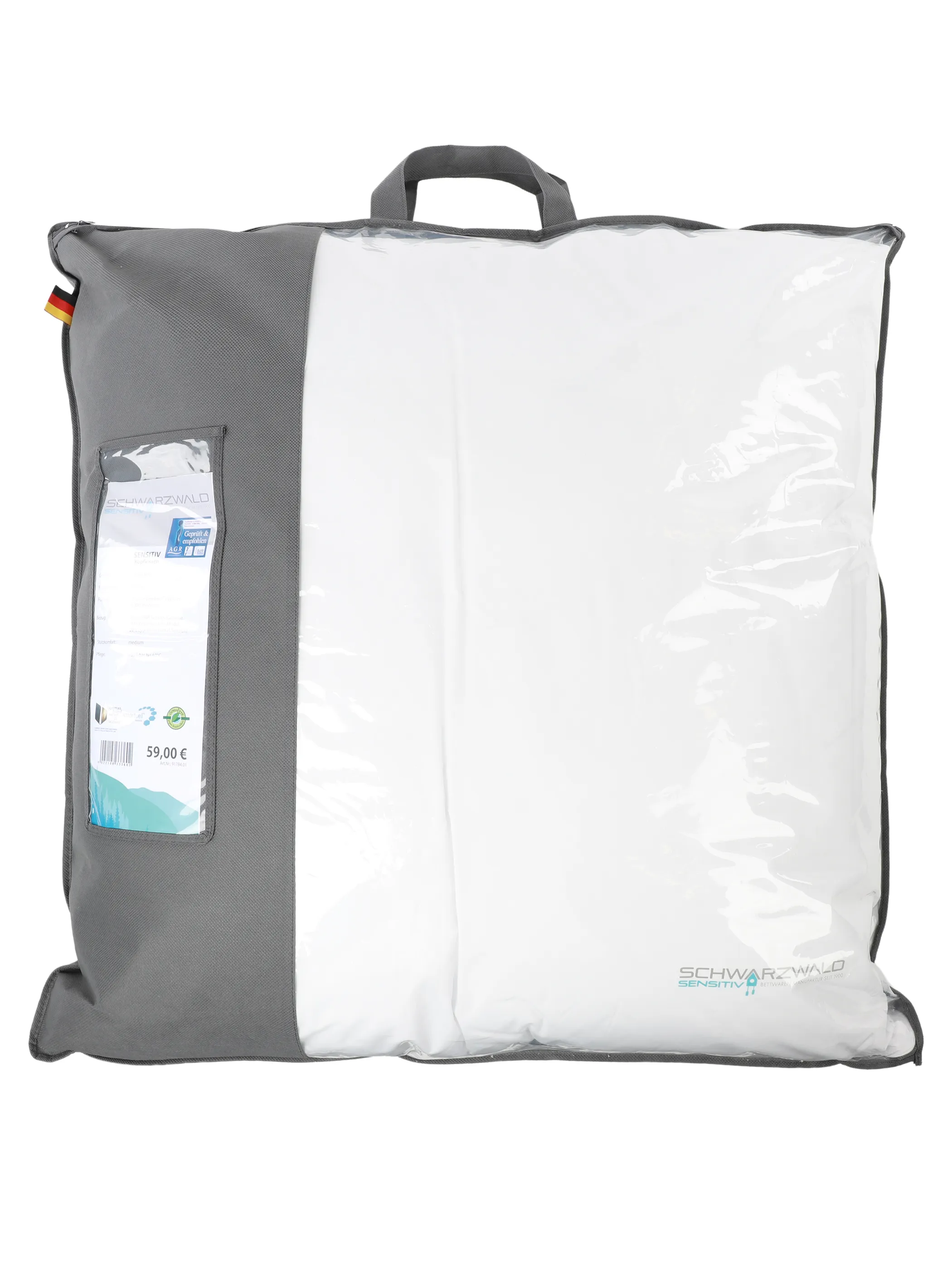 OBB Sensitiv Sensitiv Kopfkissen 80x80 Medi Weiß 925656 WEIß 2